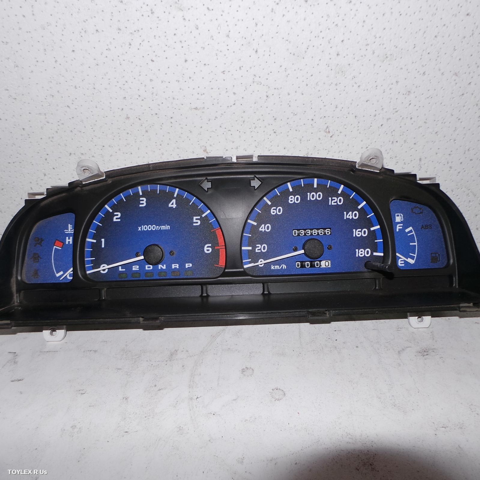TOYOTA HILUX 2001 Instrument Cluster PETROL, AUTO T/M, NON CABLE TYPE, 6000 RPM