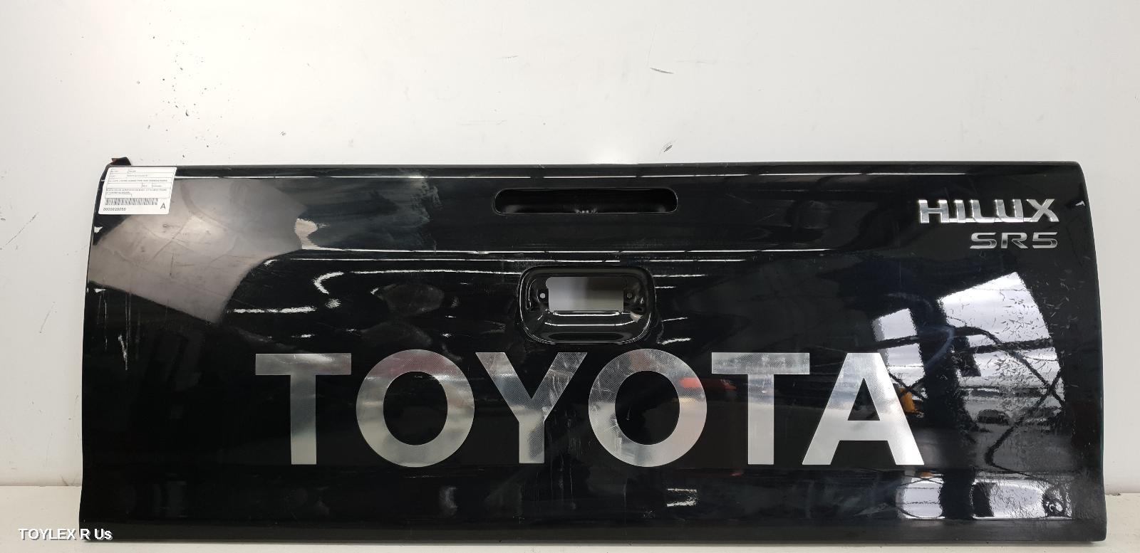 TOYOTA HILUX 2012 Bootlid/Tailgate TAILGATE, CENTRE HANDLE TYPE, NON TONNEAU HOOKS, W/ LAMP HOLE, NON CAMERA TYPE
