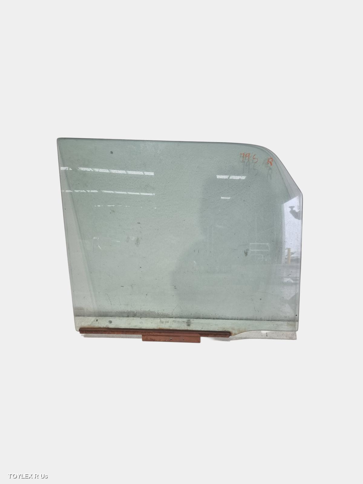 TOYOTA LANDCRUISER 2008 Right Front Door Window 78/79 SERIES, TROOPY/SINGLE CAB, 1/4 GLASS TYPE