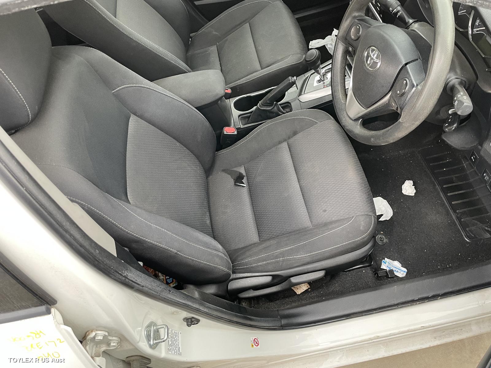 TOYOTA COROLLA 2016 Front Seat RH FRONT, ZRE172R, SEDAN, CLOTH, ASCENT/SX