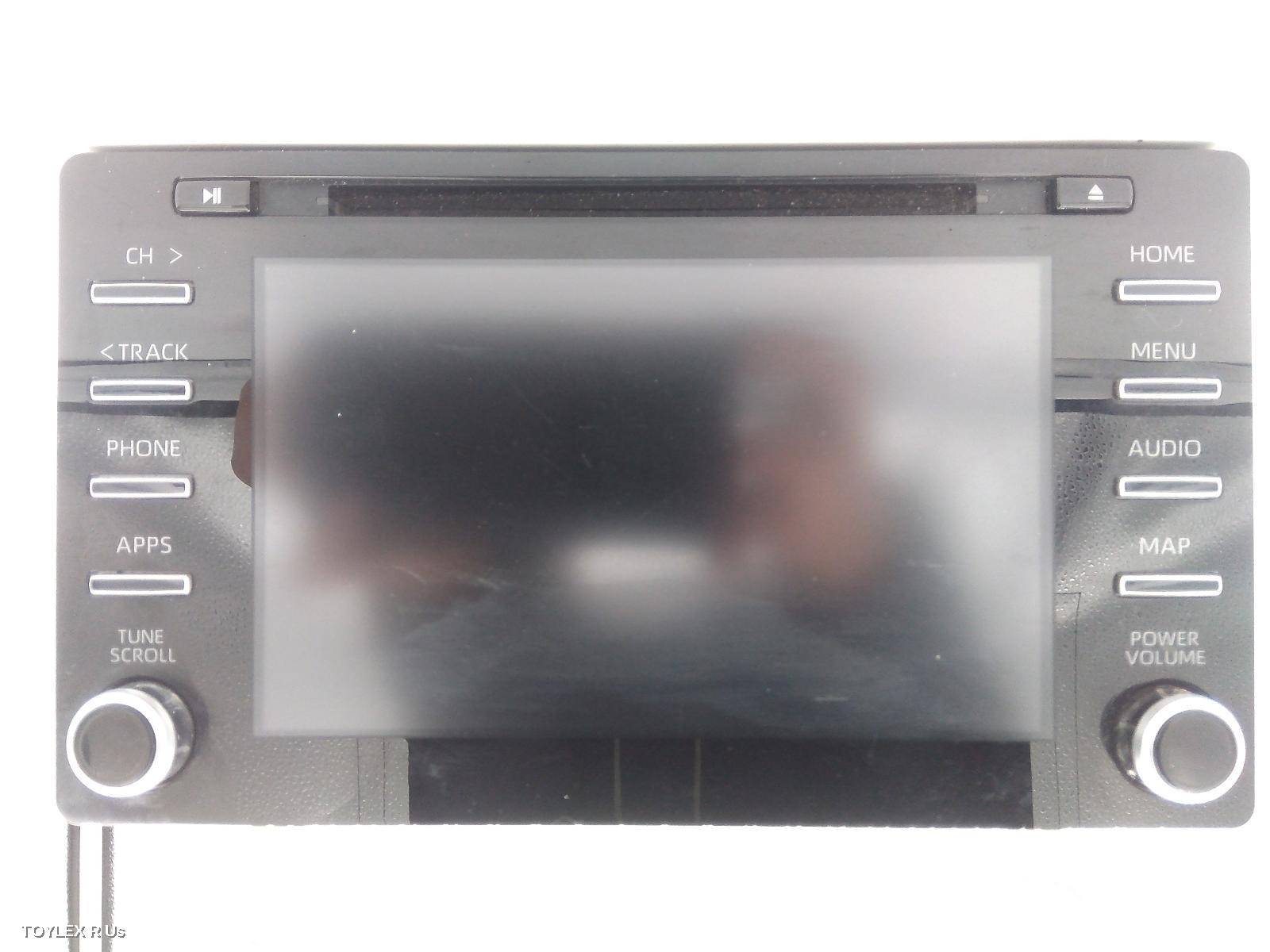 TOYOTA HIACE 2019 Radio/Cd/Dvd/Sat/Tv HEAD UNIT, W/ DISPLAY UNIT, 8IN TOUCHSCREEN, 300 SERIES