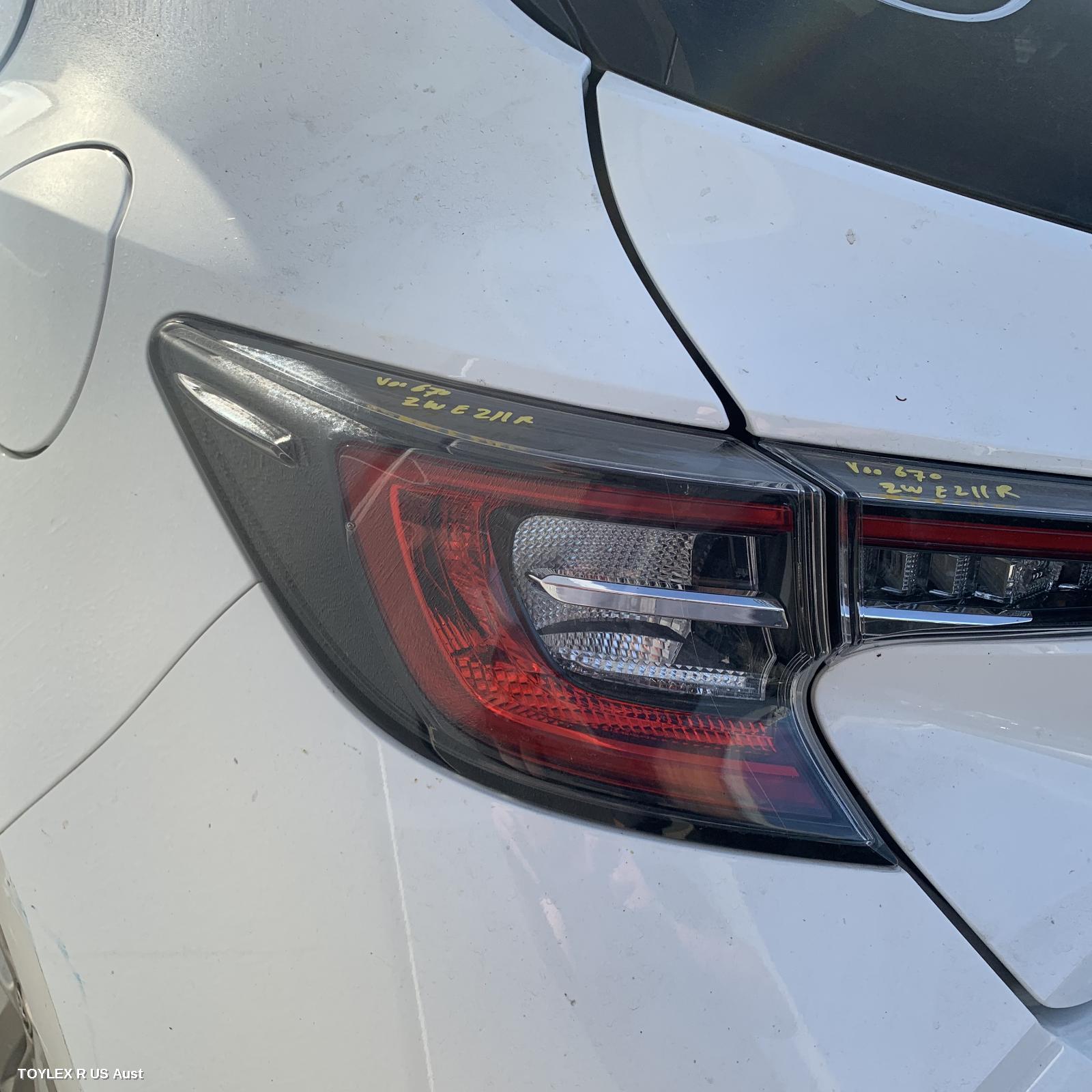 TOYOTA COROLLA 2018 Left Taillight E210, HATCH