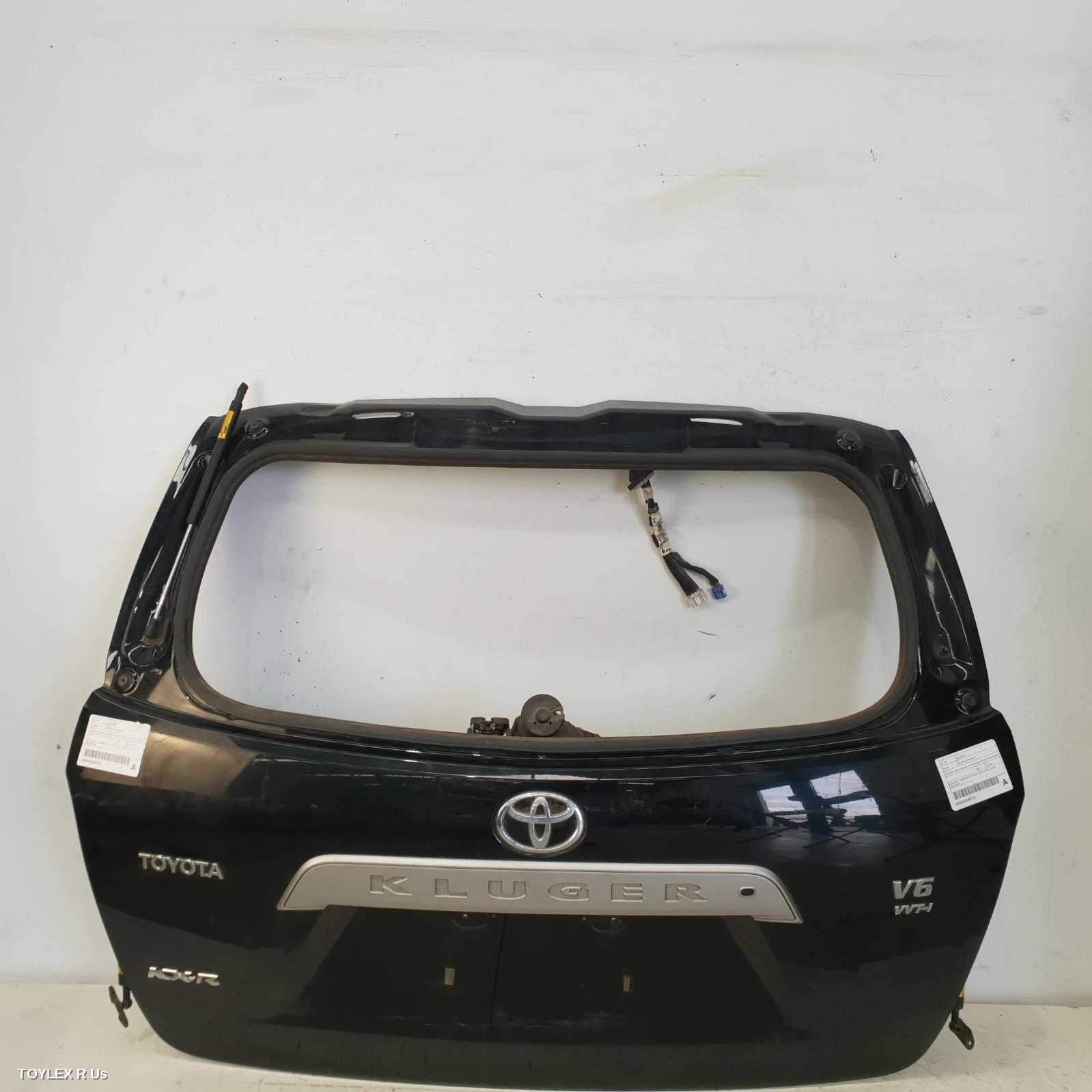 TOYOTA KLUGER 2011 Bootlid/Tailgate TAILGATE, GSU40-GSU45, KX-R/KX-S/ALTITUDE TYPE