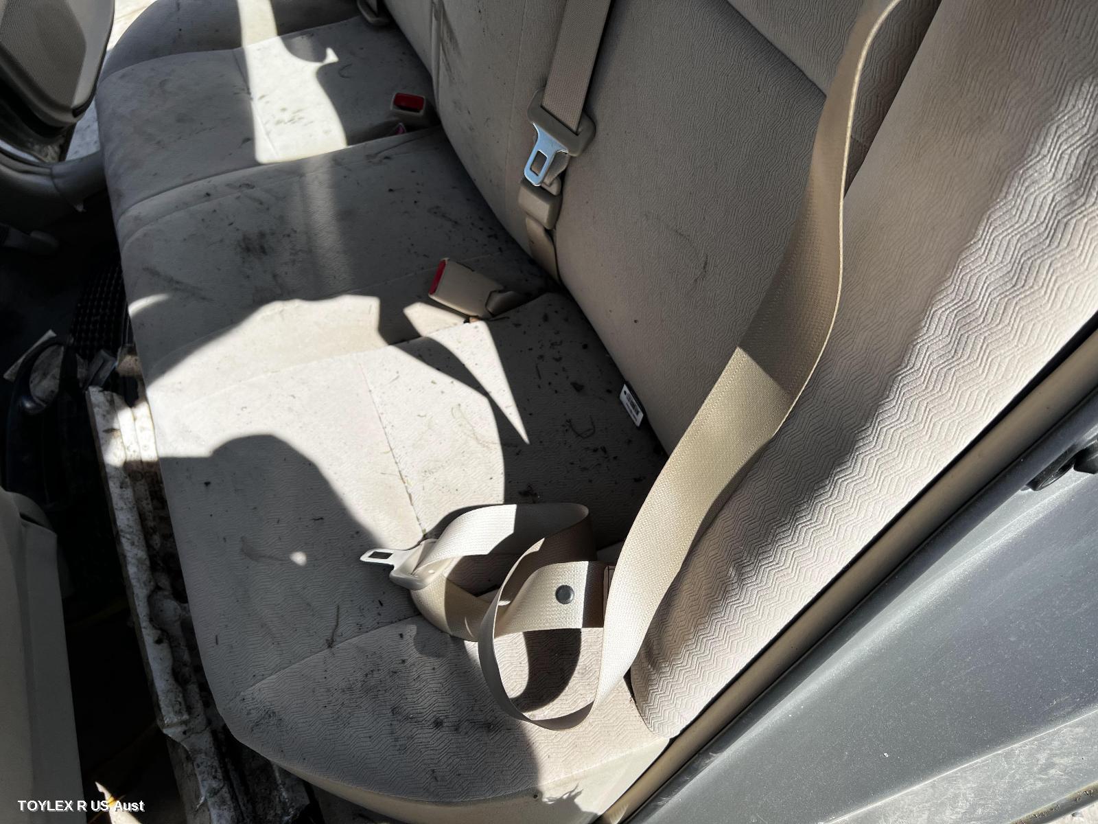 TOYOTA COROLLA 2007 Seatbelt/Stalk LH REAR, SEAT BELT ONLY, SEDAN, ZZE122