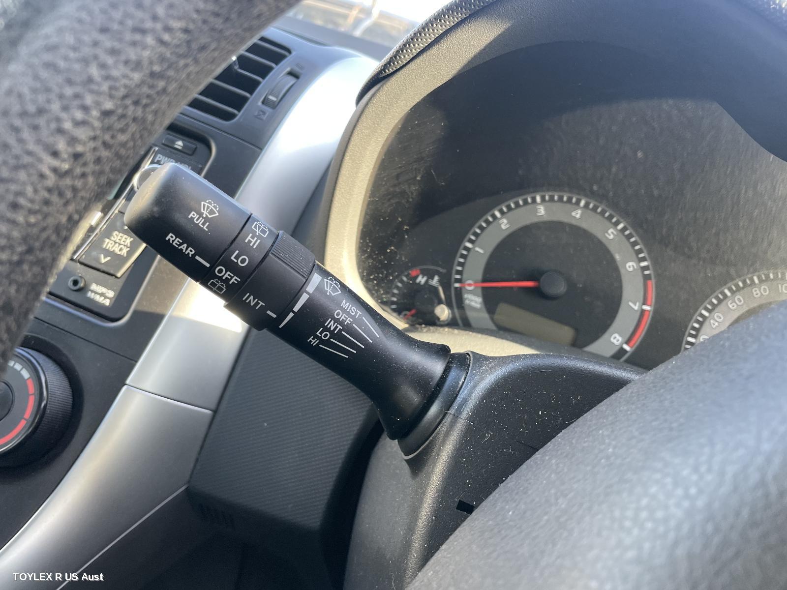 TOYOTA COROLLA 2010 Combination Switch WIPER SWITCH, ZRE152R, HATCH, NON RAIN SENSOR TYPE