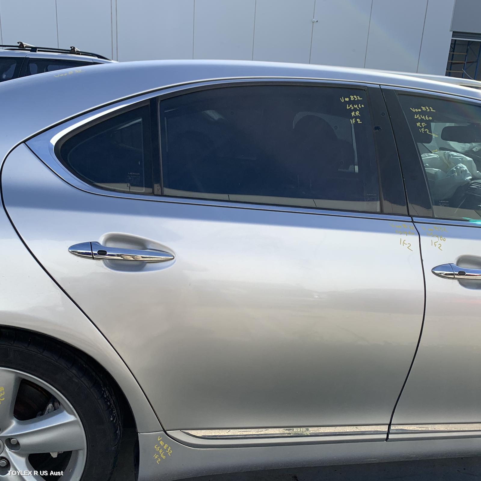 LEXUS LS SERIES 2007 Right Rear Door Sliding LS460, 40 SERIES