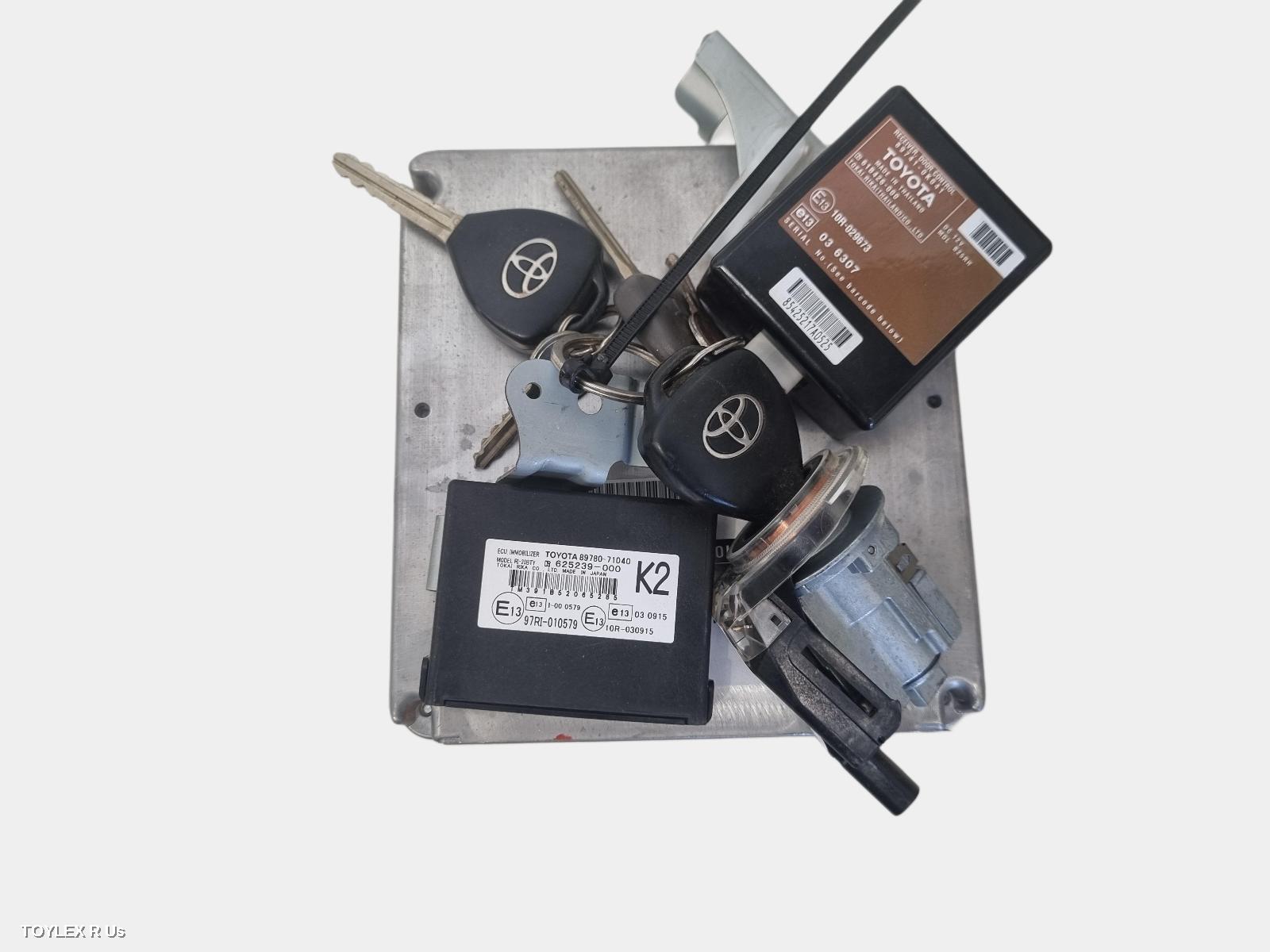 TOYOTA HILUX 2014 Ecu ENGINE ECU, 3.0, 1KD-FTV, DIESEL, MANUAL, P/N 89661-0KQ61, SEC SET (ECU/IMM/READER/KEY)