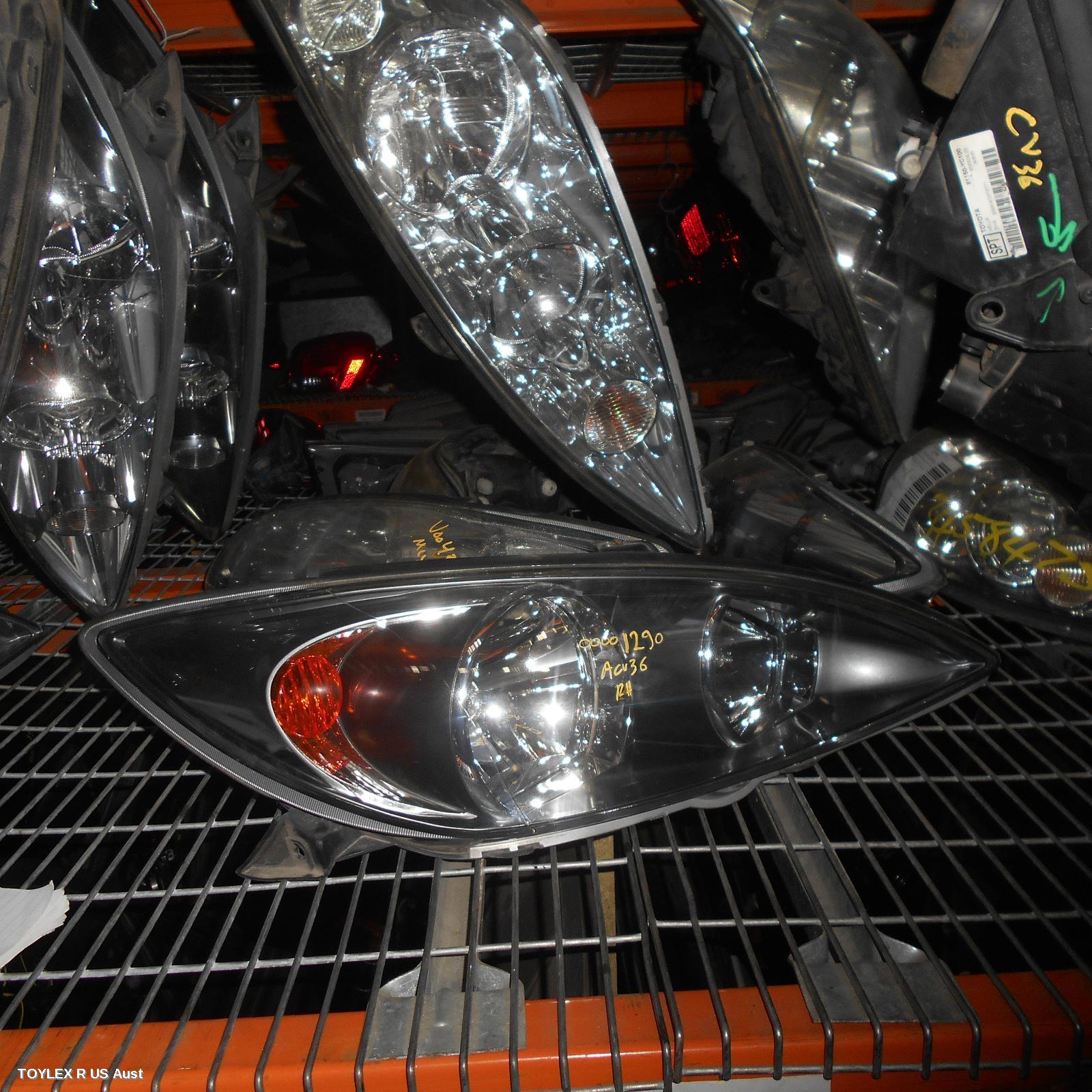 TOYOTA CAMRY 2004 Right Headlamp SK36, SPORTIVO, BLACK INSERT TYPE