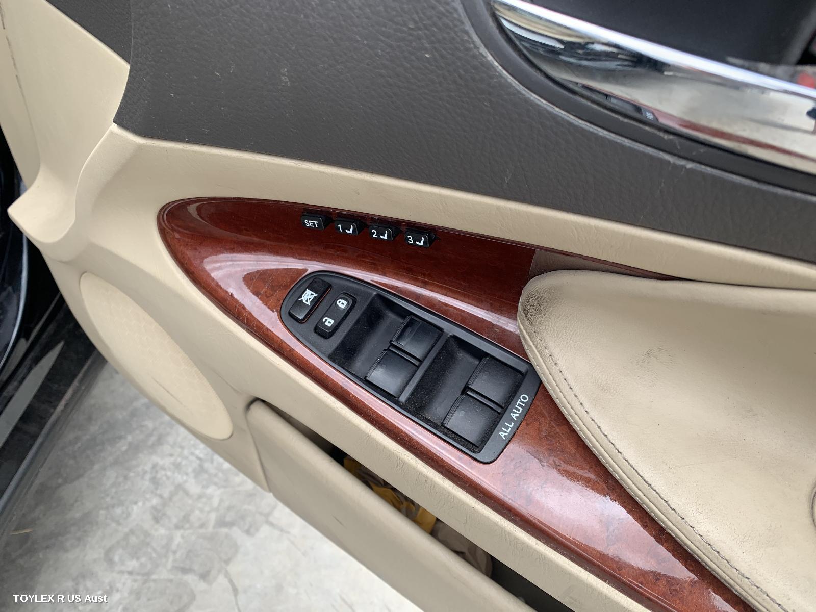 LEXUS GS 2008 Pwr Dr Wind Switch RH FRONT (MASTER SWITCH), 190 SERIES