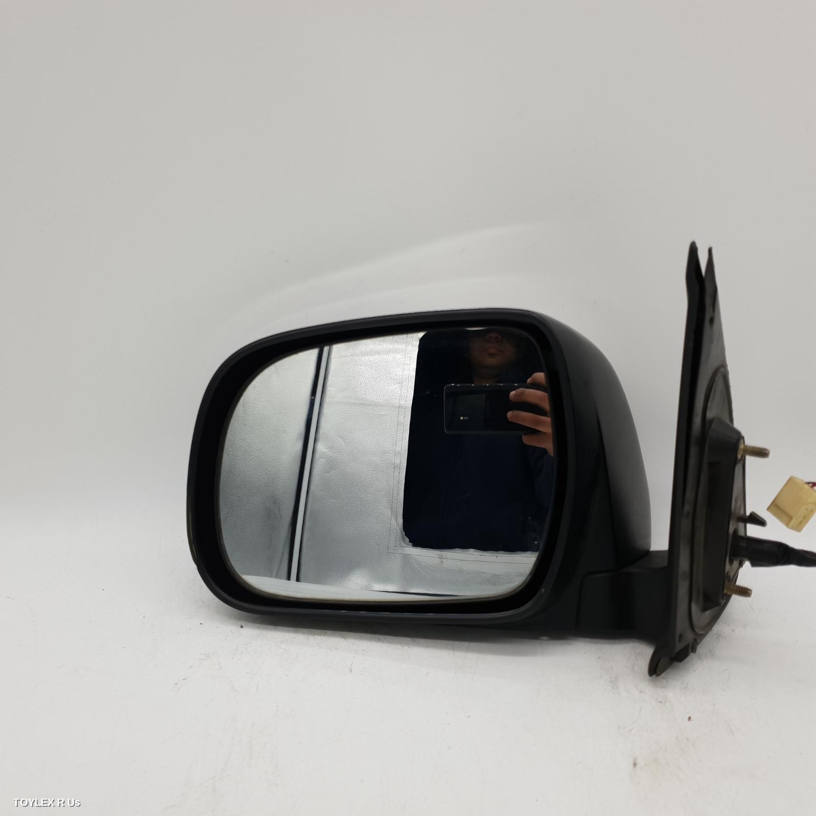 TOYOTA HILUX 2010 Left Door Mirror POWER, CHROME, NON INDICATOR TYPE (6 PIN PLUG/3 WIRE)