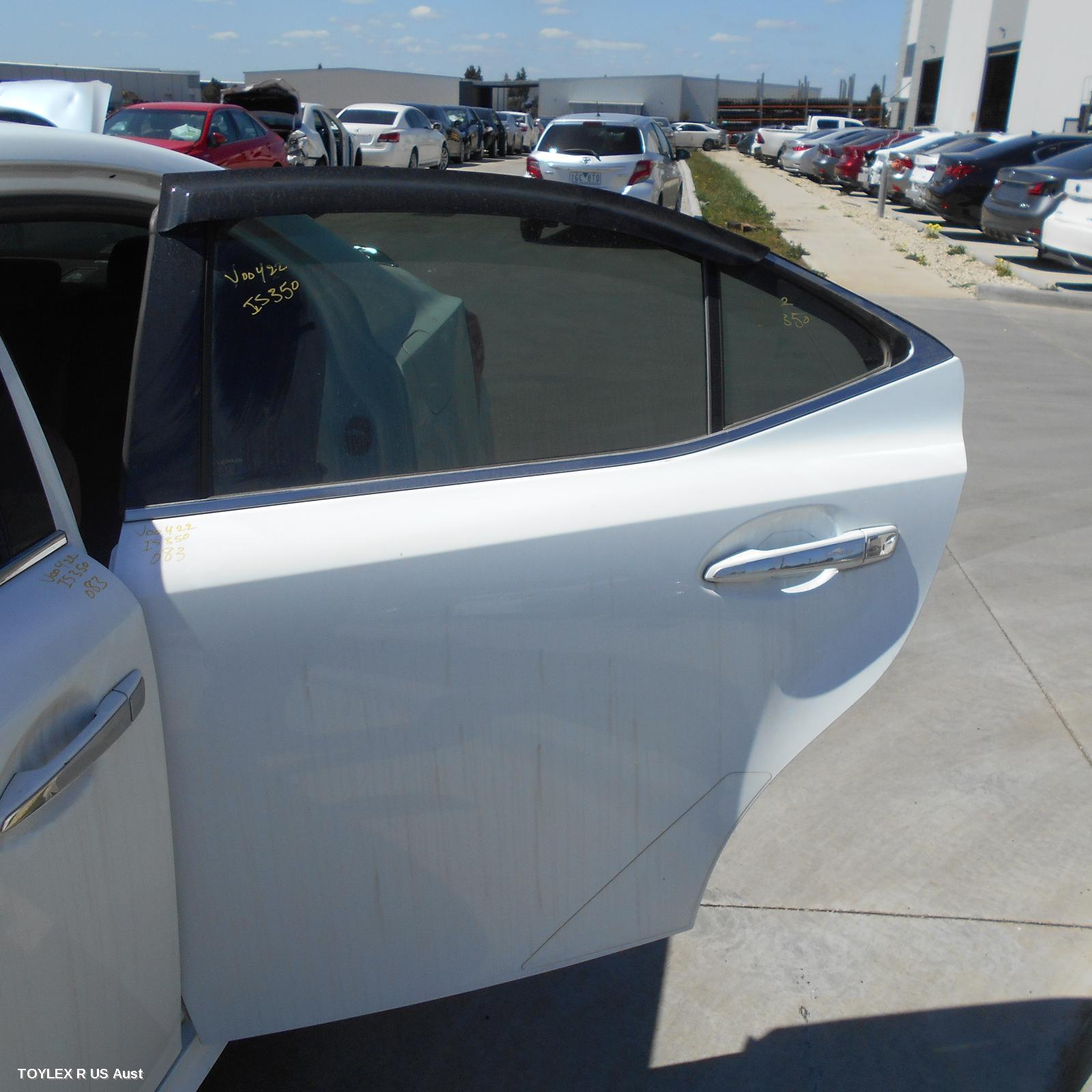LEXUS IS SERIES 2013 Left Rear Door/Sliding IS200t/IS250/IS300H/IS350, XE30
