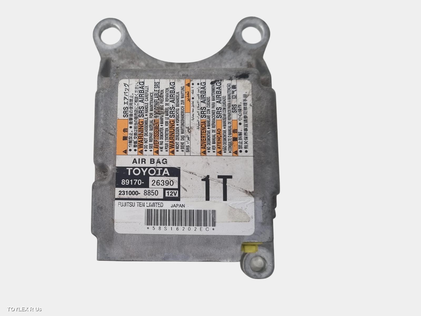 TOYOTA HIACE 2015 Airbag Module/Sensor MODULE, LWB/SWB TYPE, TRH/KDH