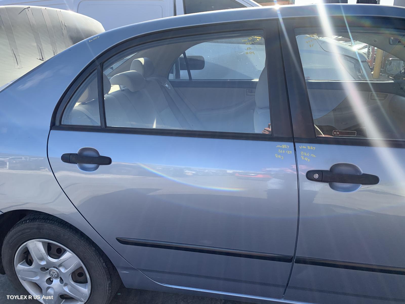 TOYOTA COROLLA 2003 Right Rear Door Sliding ZZE122 (JAPAN-VIN JTD), SEDAN