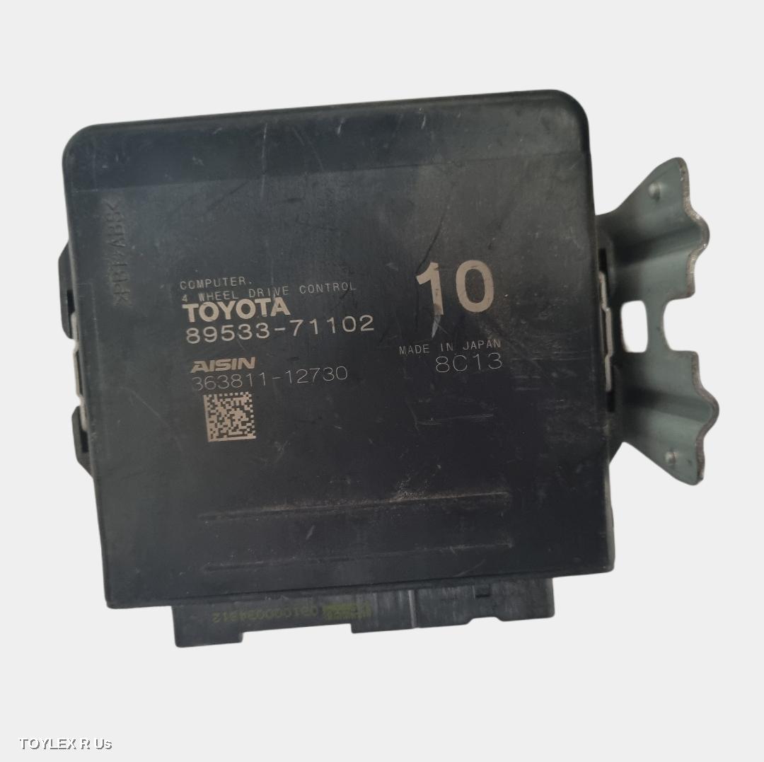 TOYOTA HILUX 2018 Ecu 4WD CONTROL MODULE (MOUNTED BEHIND GLOVE BOX), P/N 8953371102