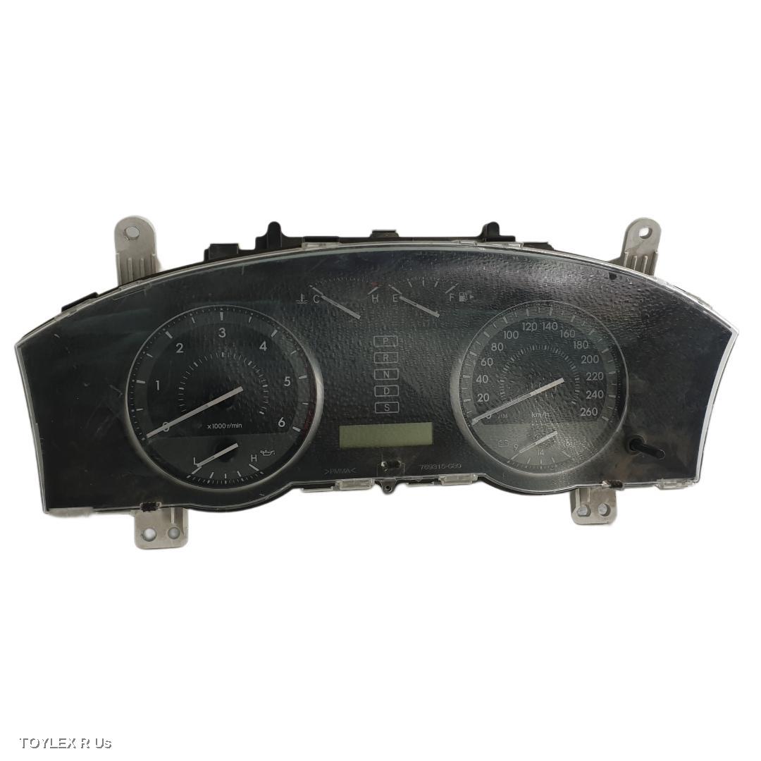 TOYOTA LANDCRUISER 2011 Instrument Cluster 200 SERIES, INSTRUMENT CLUSTER, PETROL, GXL