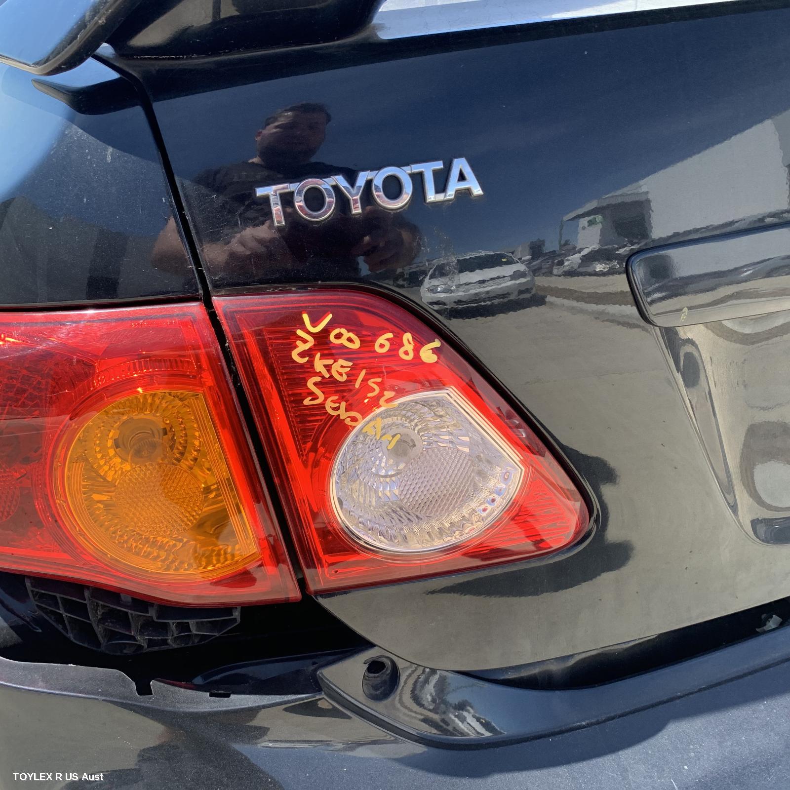 TOYOTA COROLLA 2007 Rear Garnish BOOTLID LAMP (LH SIDE), ZRE152/153R