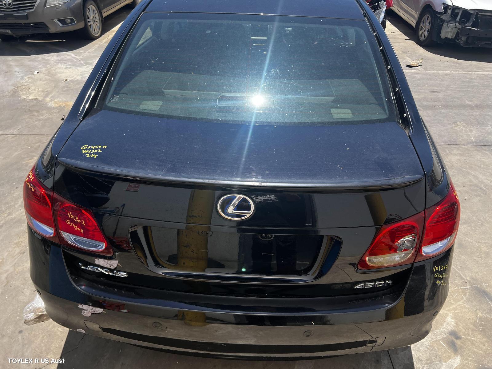 LEXUS GS 2008 Bootlid/Tailgate BOOTLID, 190 SERIES, SPOILERED TYPE, W/ CAMERA