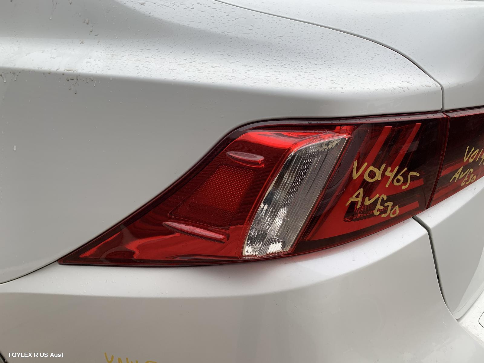 LEXUS IS SERIES 2015 Left Taillight XE30, IN BODY