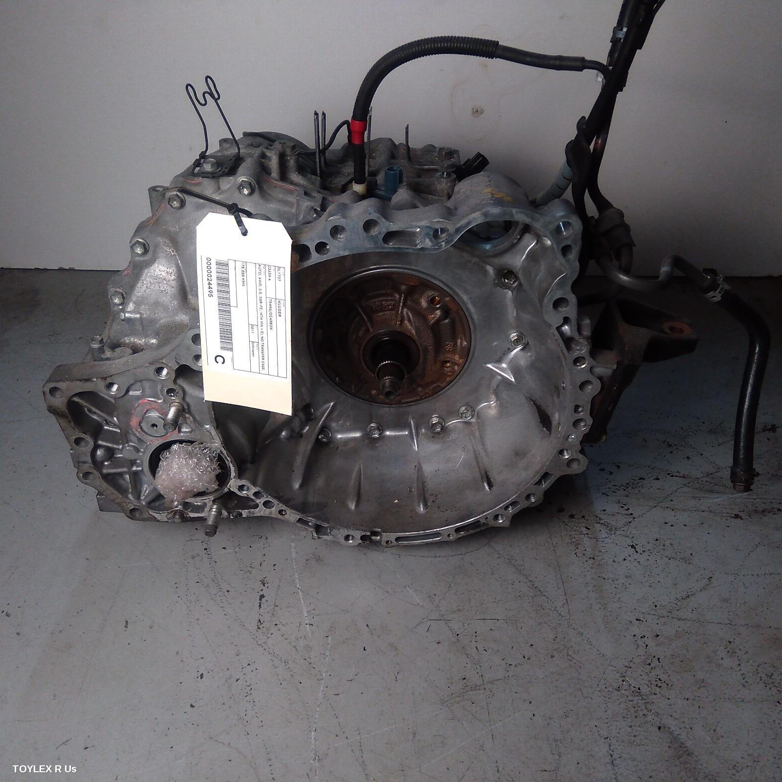 TOYOTA KLUGER 2011 Trans/Gearbox AUTO, AWD, 3.5, 2GR-FE, (4TH VIN = E), NO TRANSFER CASE, GSU40-GSU45