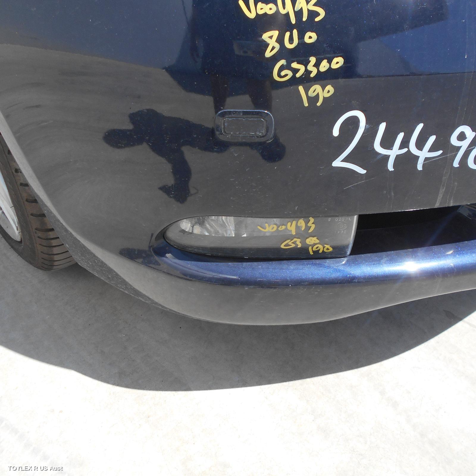 LEXUS GS 2007 Right Indicator/Fog/Side BUMPER FOGLAMP, 190 SERIES