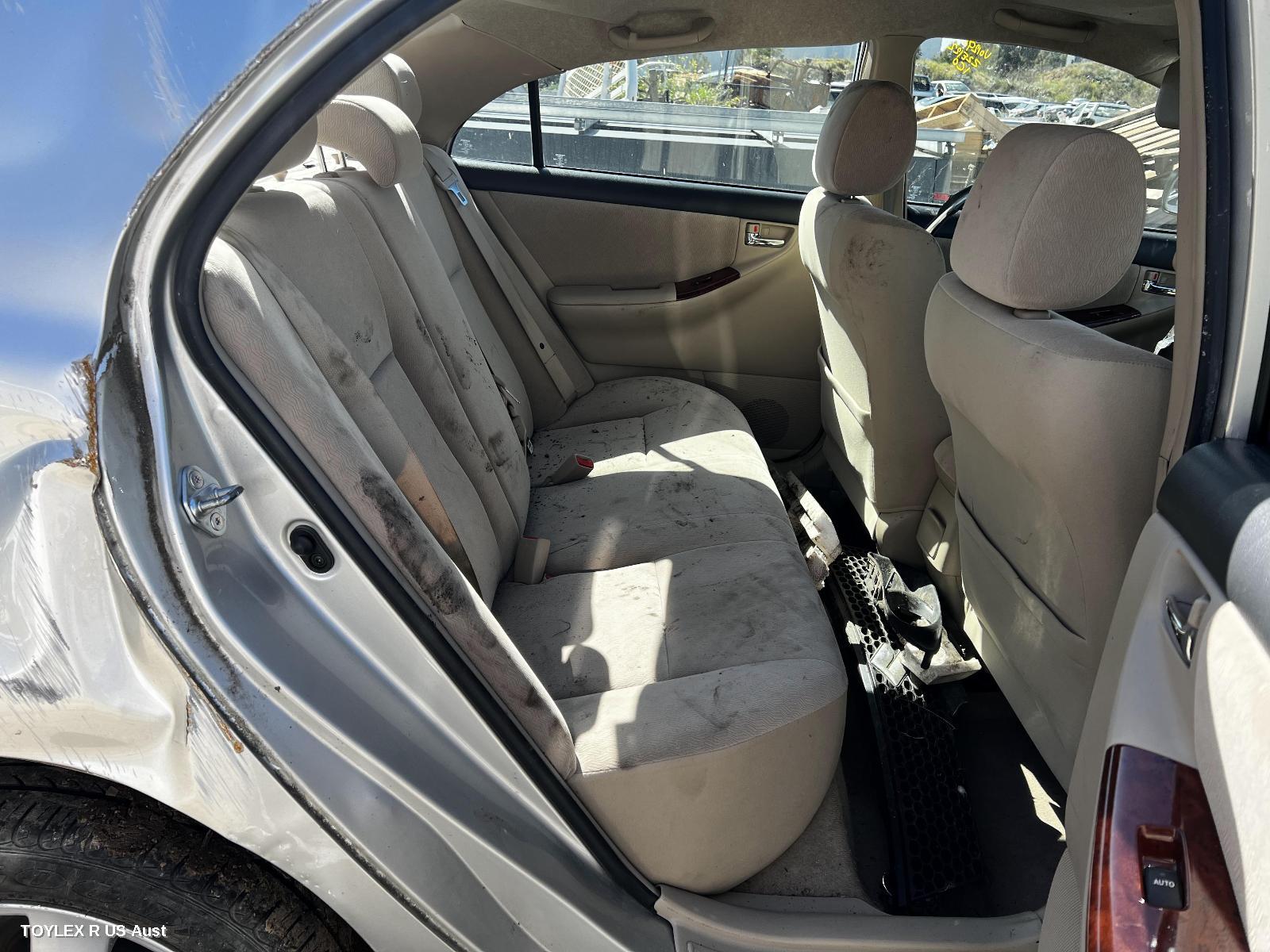 TOYOTA COROLLA 2007 2nd Seat (Rear Seat) RH REAR, SEDAN, ZZE122, CLOTH, TAN