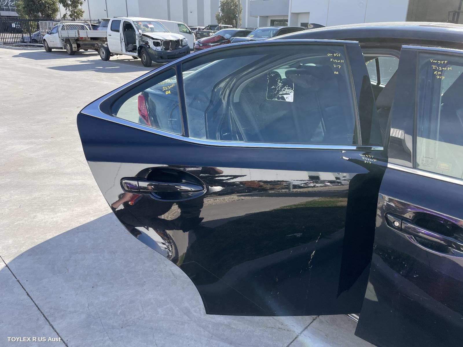 LEXUS IS SERIES 2013 Right Rear Door Sliding XE30