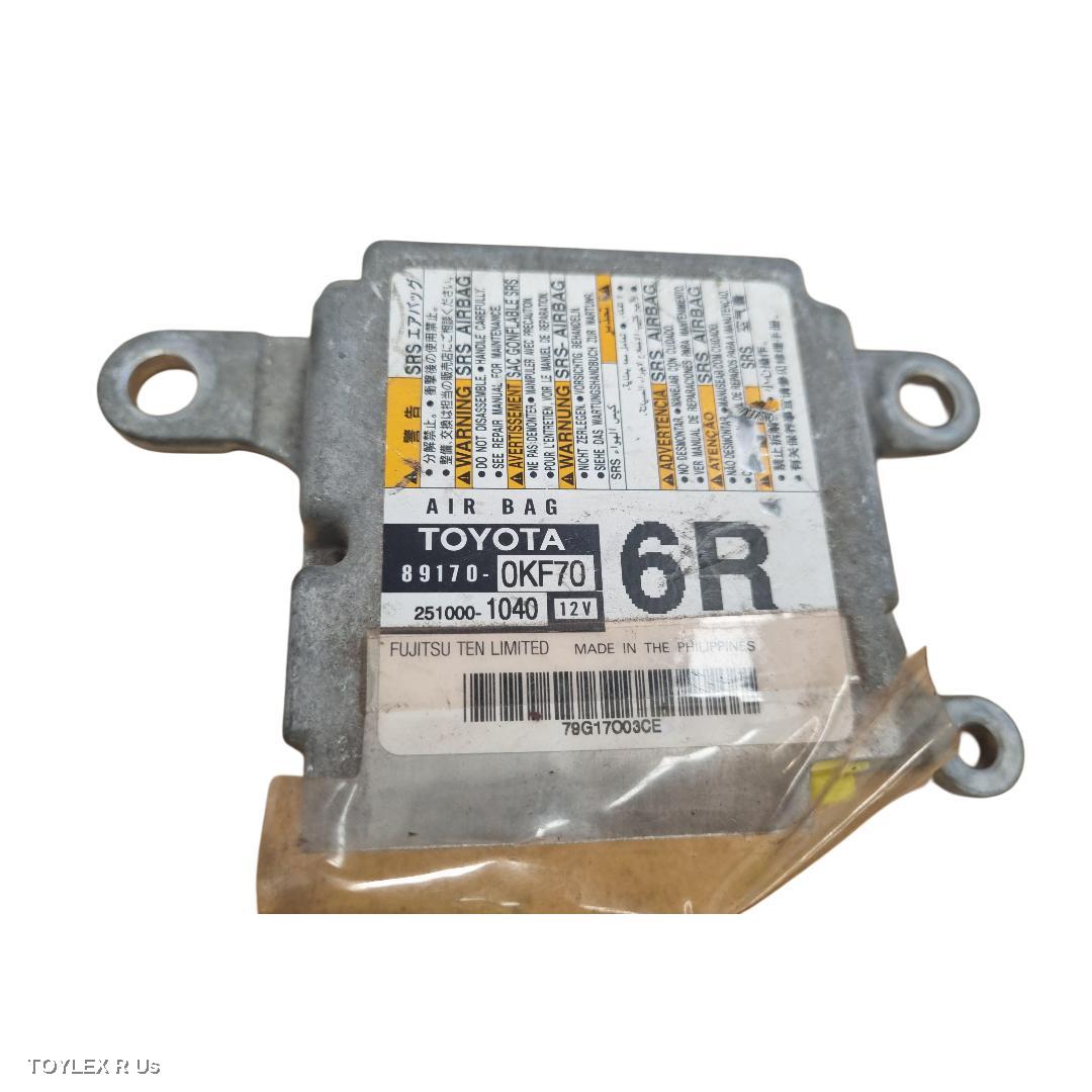 TOYOTA HILUX 2019 Airbag Module/Sensor MODULE, DUAL CAB, 4WD, P/N 891700KF70