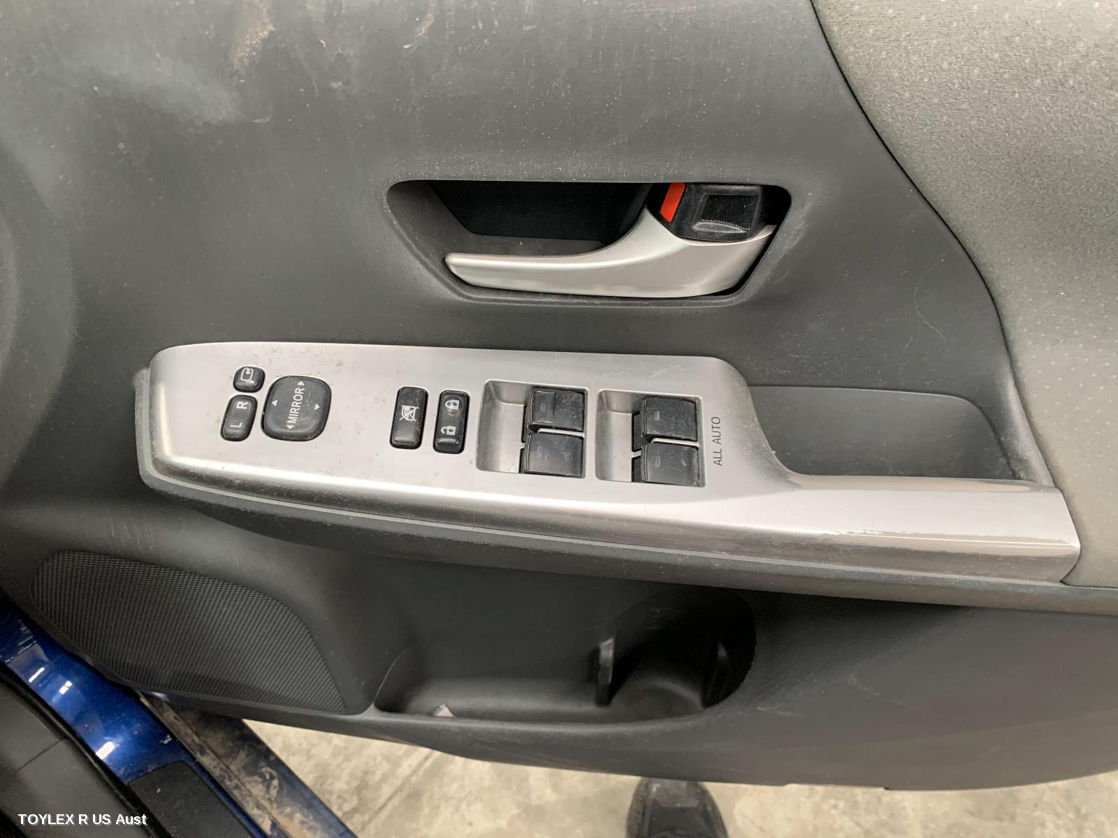 TOYOTA PRIUS 2012 Pwr Dr Wind Switch ZVW40R, PRIUS V, RH FRONT (MASTER SWITCH)