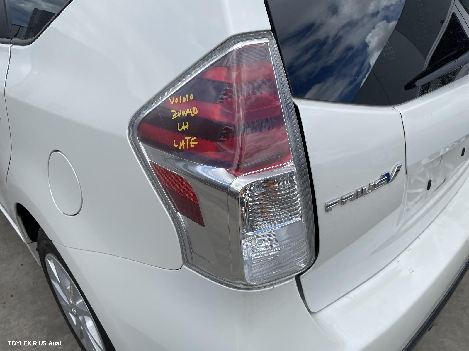 TOYOTA PRIUS 2019 Left Taillight ZVW40R, PRIUS V
