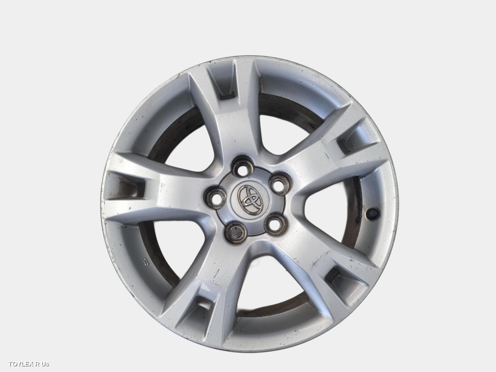 TOYOTA RAV4 2010 Wheel Mag FACTORY, 17X 6.5IN, CV/EDGE TYPE, ACA33/ACA38