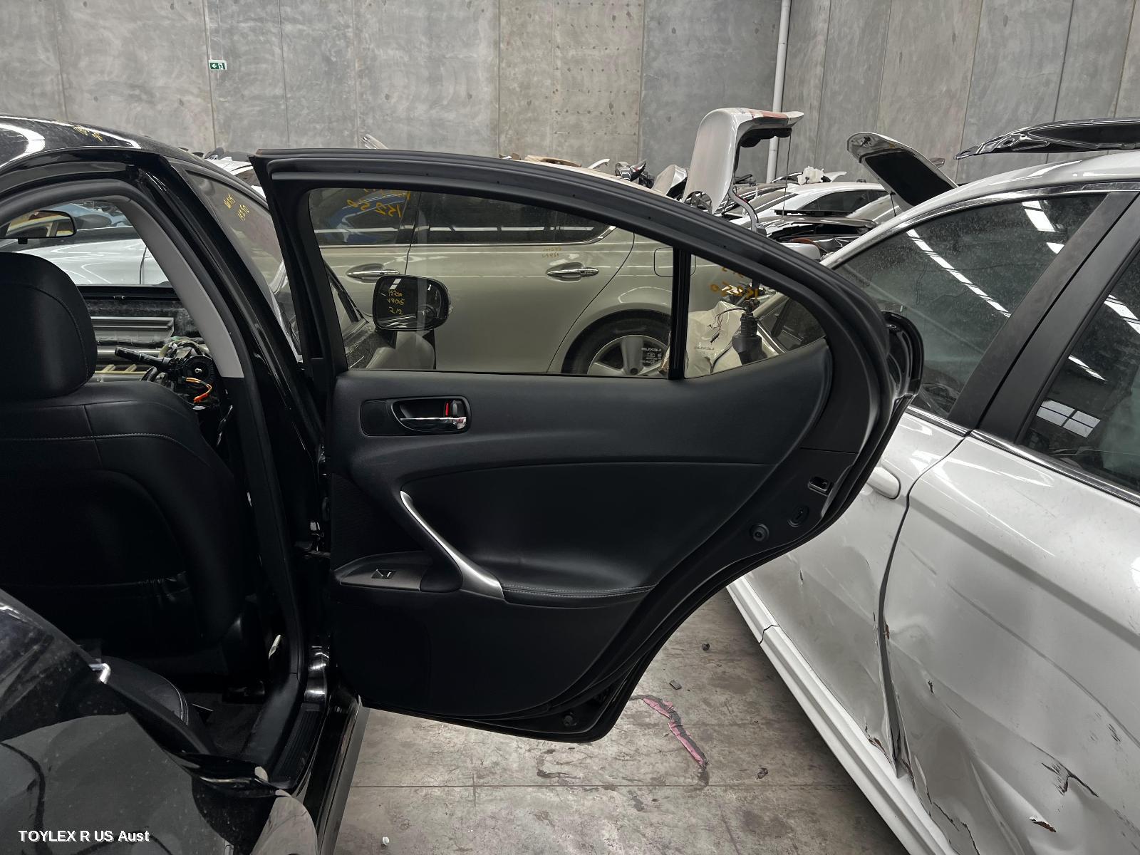 LEXUS IS250/IS250C 2010 Door Trim IS250/IS350, RH REAR, LEATHER, BLACK, GSE20R/GSE21R, PRESTIGE/X