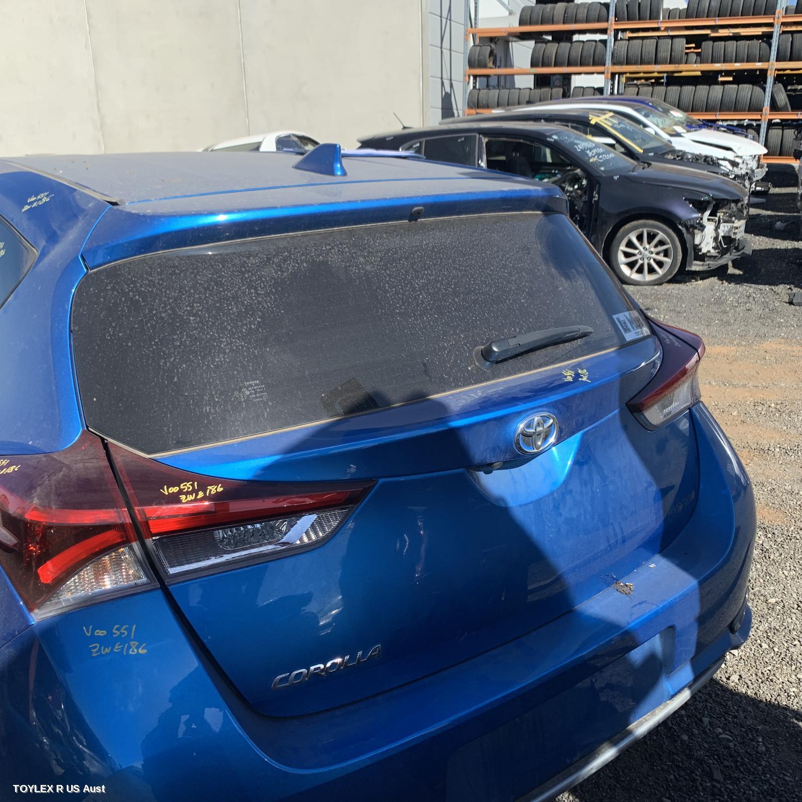 TOYOTA COROLLA 2018 Bootlid/Tailgate TAILGATE, ZRE182R/ZWE186R
