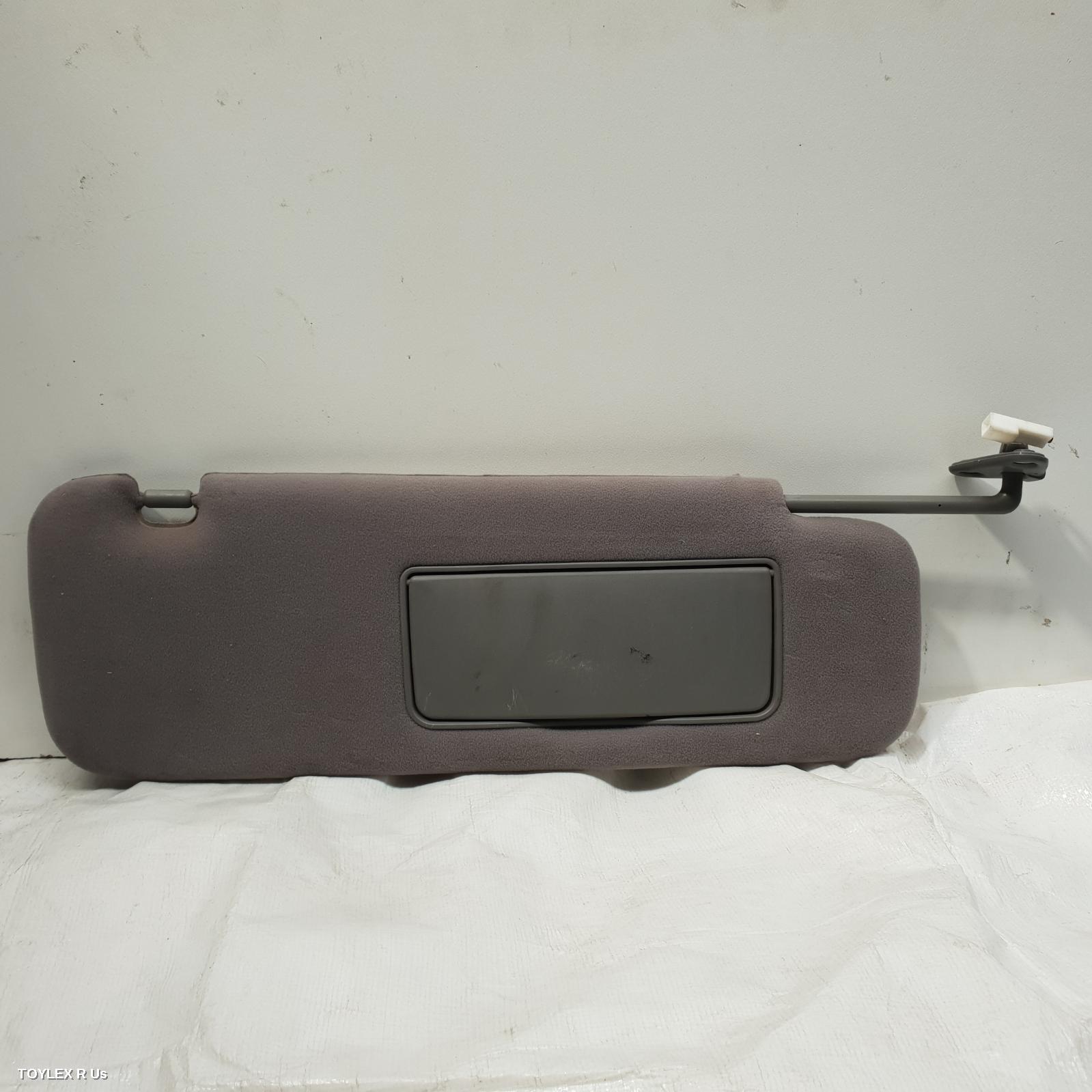 TOYOTA LANDCRUISER 2005 Sunvisor 100 SERIES, RH SIDE, GREY, EXTENDABLE TYPE