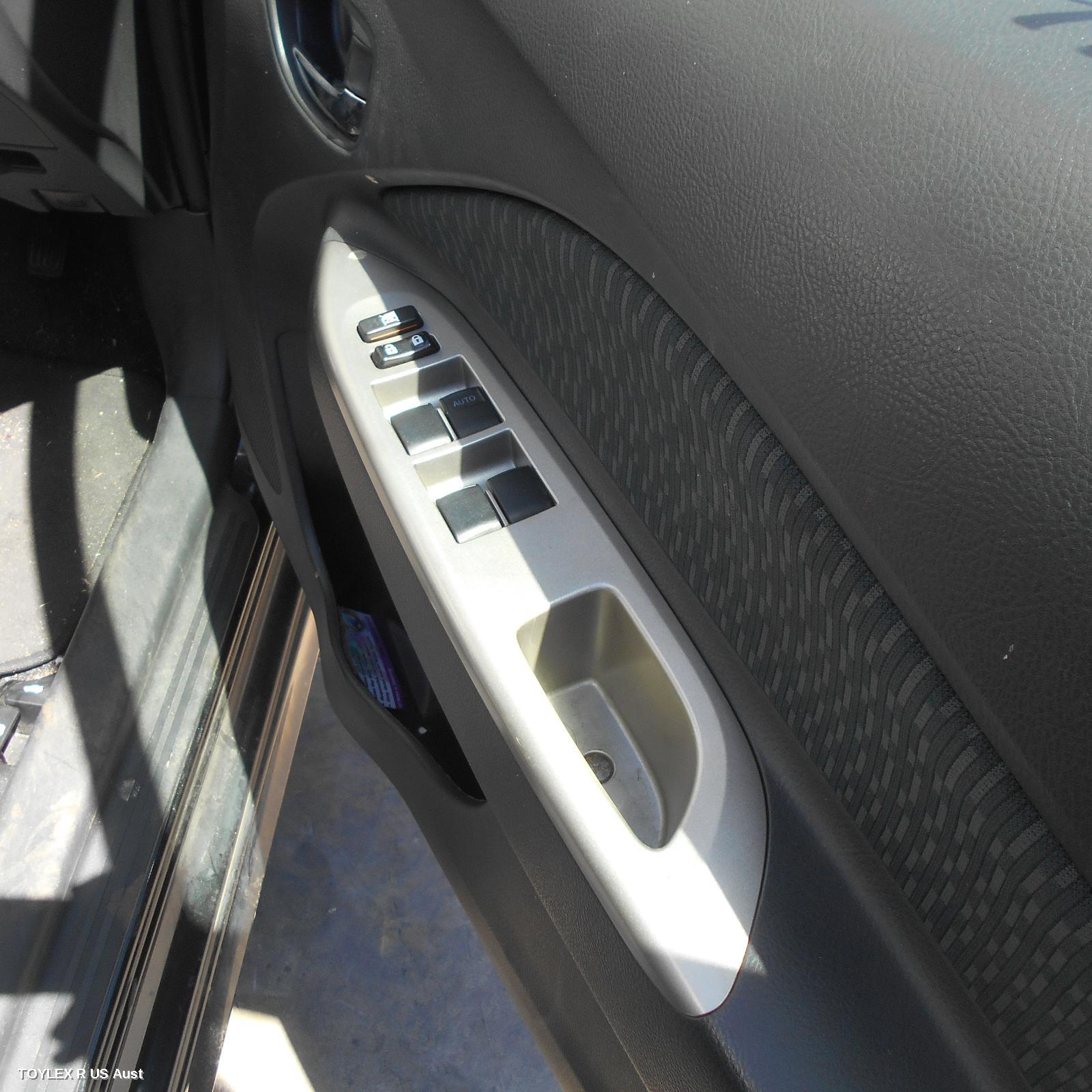 TOYOTA YARIS 2010 Pwr Dr Wind Switch RH FRONT (MASTER SWITCH), 4 SWITCH TYPE, 5DR HATCH/SEDAN, NCP9#