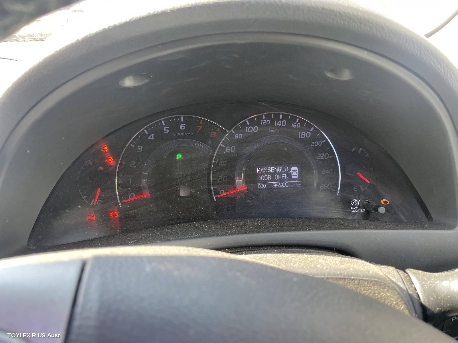 TOYOTA AURION 2011 Instrument Cluster INSTRUMENT CLUSTER, TOURING/SPORTIVO, GSV40R