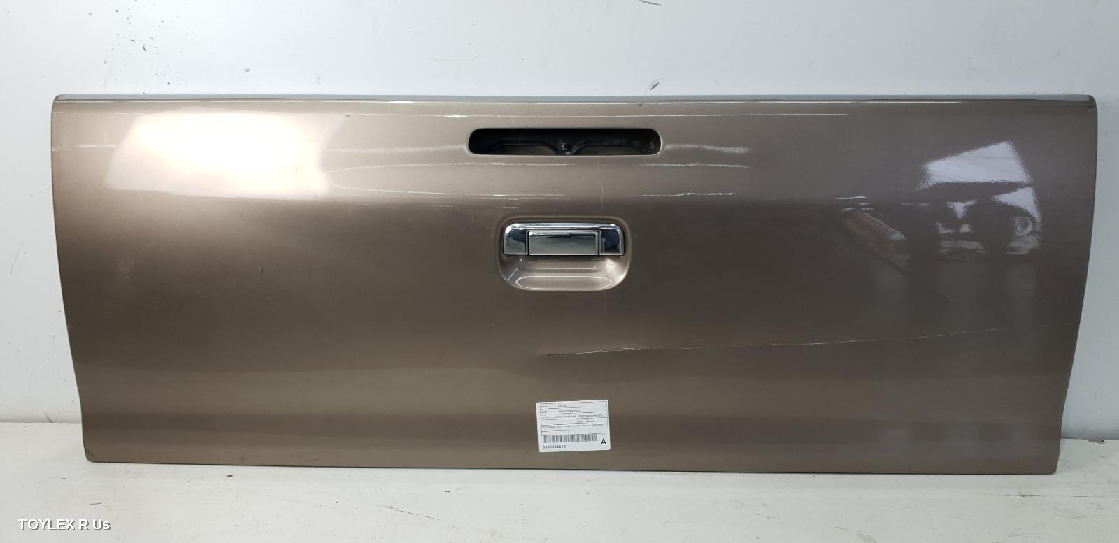 TOYOTA HILUX 2009 Bootlid/Tailgate TAILGATE, CENTRE HANDLE TYPE, NON TONNEAU HOOKS, W/ LAMP HOLE, NON CAMERA TYPE