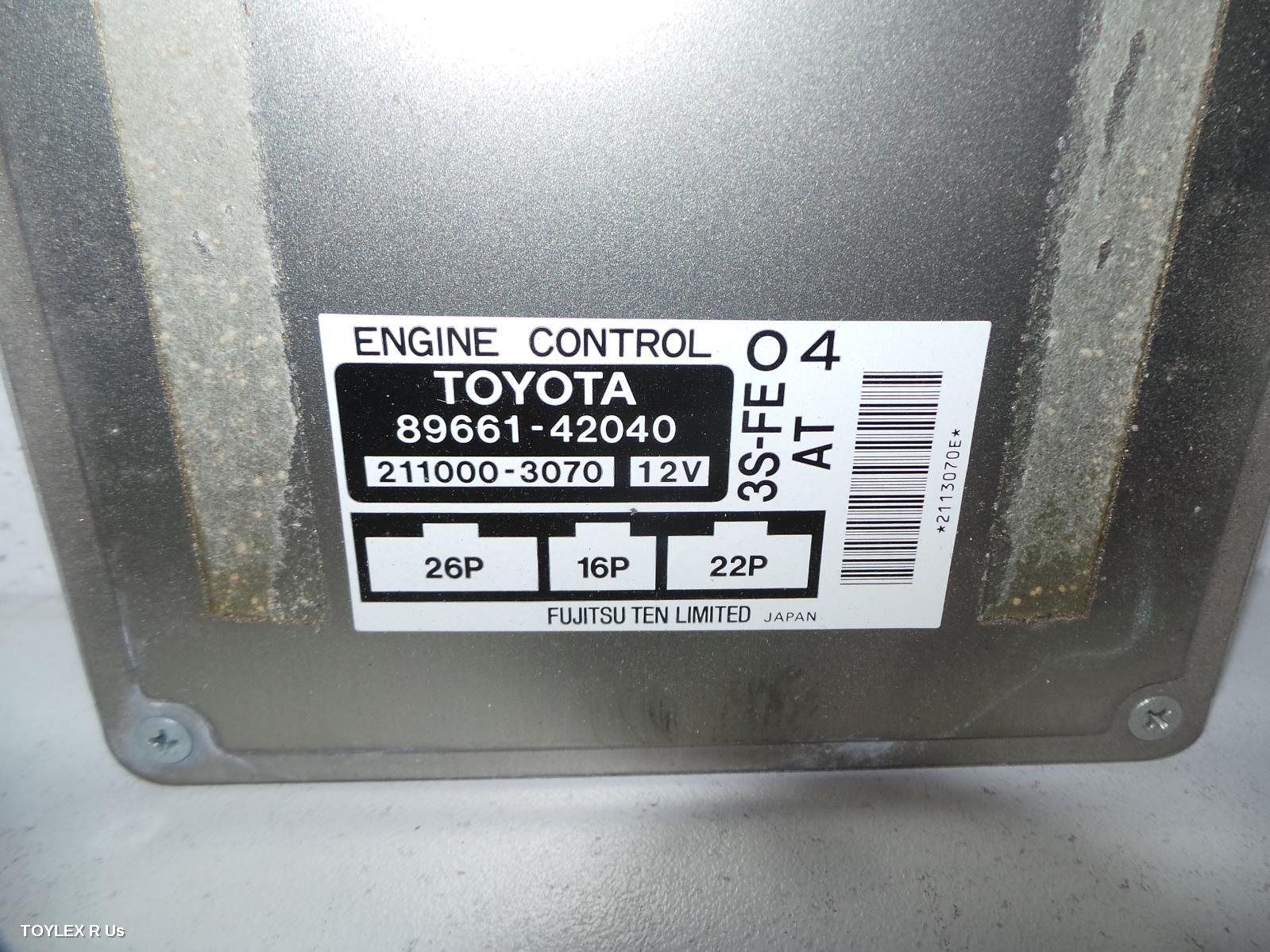 TOYOTA RAV4 1998 Ecu 4WD