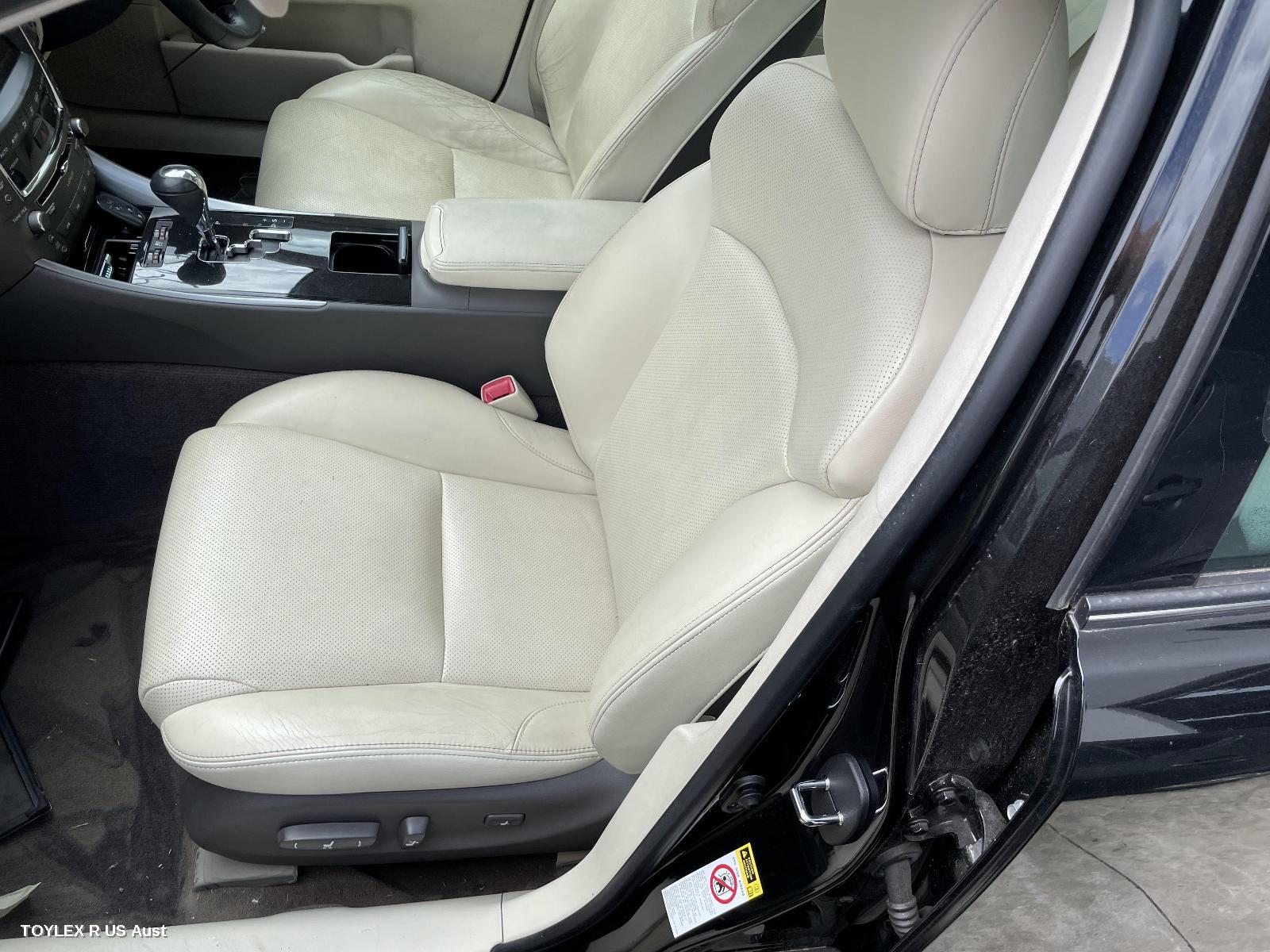 LEXUS IS250/IS250C 2010 Front Seat LH FRONT, GSE20R/GSE21R, IS250/IS350, LEATHER, BEIGE, PRESTIGE/X
