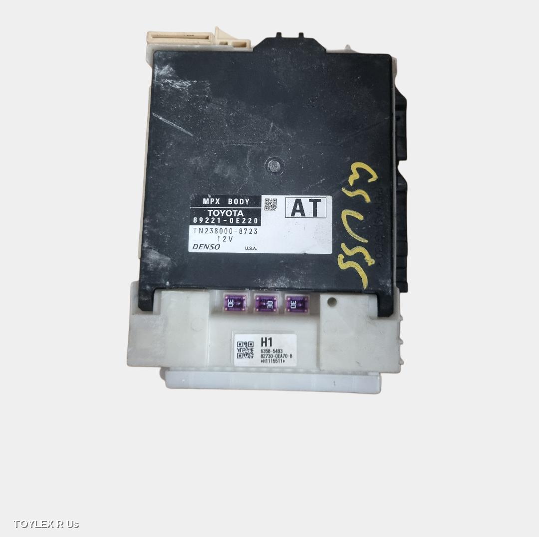 TOYOTA KLUGER 2021 Ecu MULTIPLEX NETWORK BODY ECU, P/N 89220-0E220, XU50 SERIES