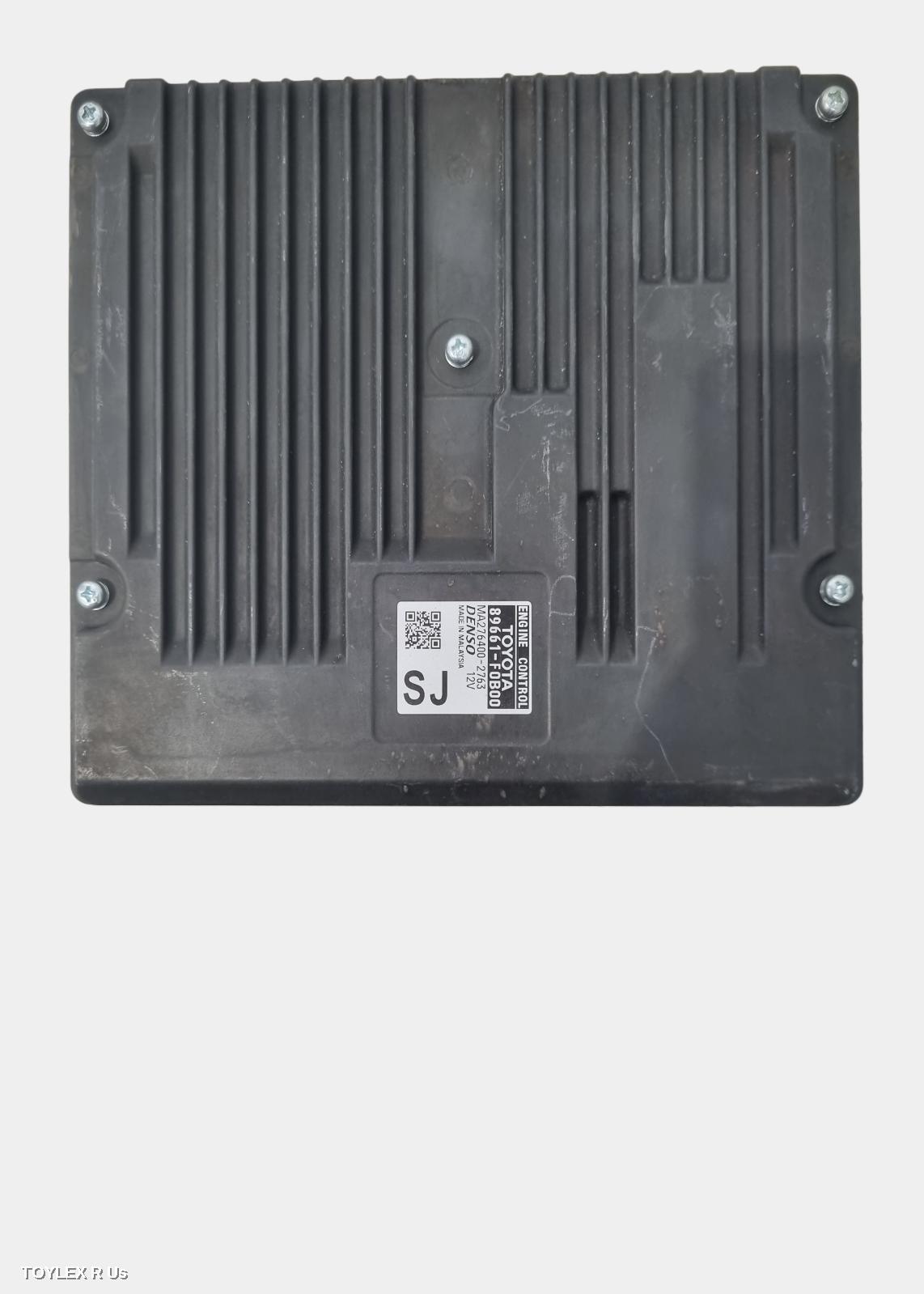 TOYOTA HILUX 2021 Ecu ENGINE ECU, 2.4, 2GD-FTV, DIESEL, MANUAL, P/N 89661F0B00, ECU ONLY