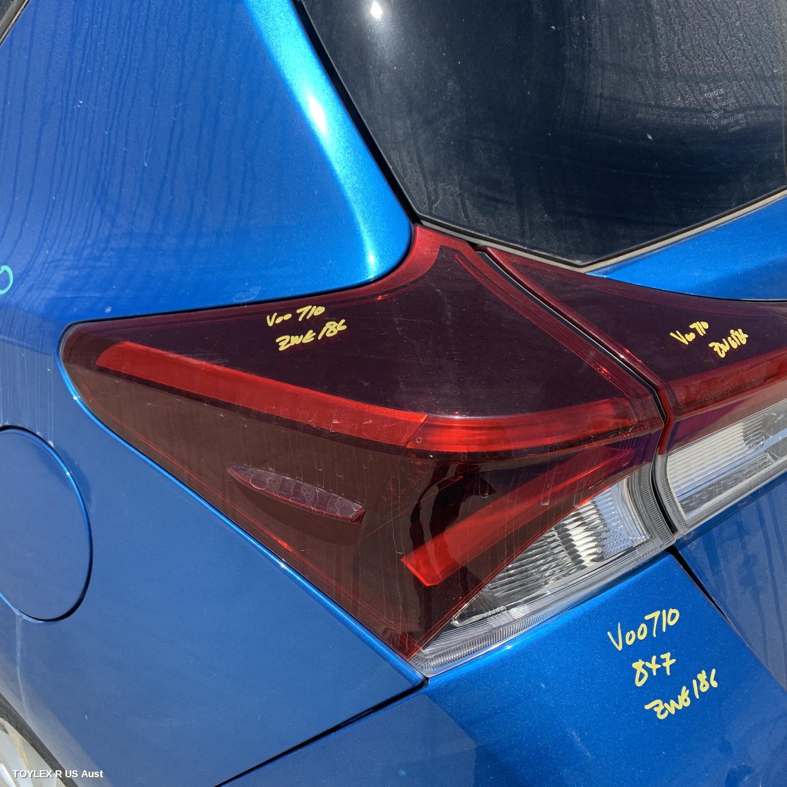 TOYOTA COROLLA 2016 Left Taillight ZRE182R/ZWE186R, HATCH
