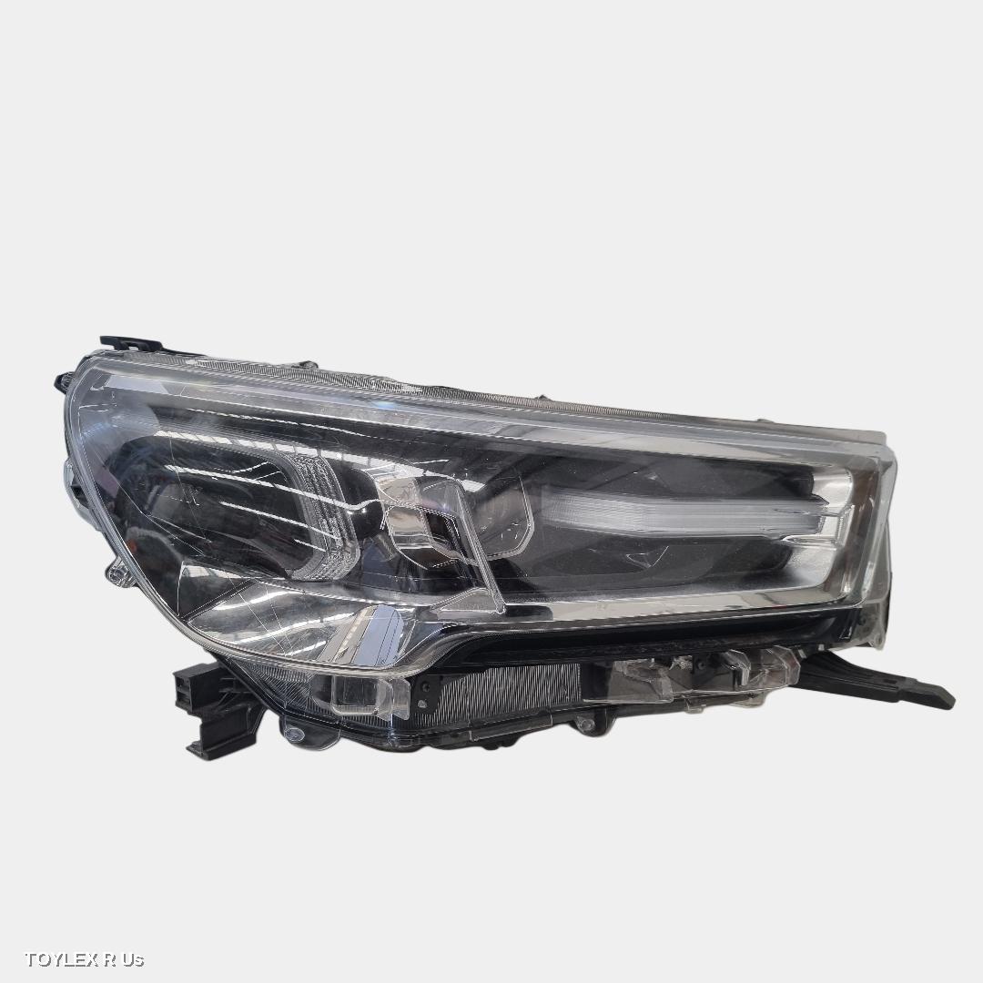 TOYOTA HILUX 2020 Right Headlamp W/ LED, CHROME INSERT TYPE