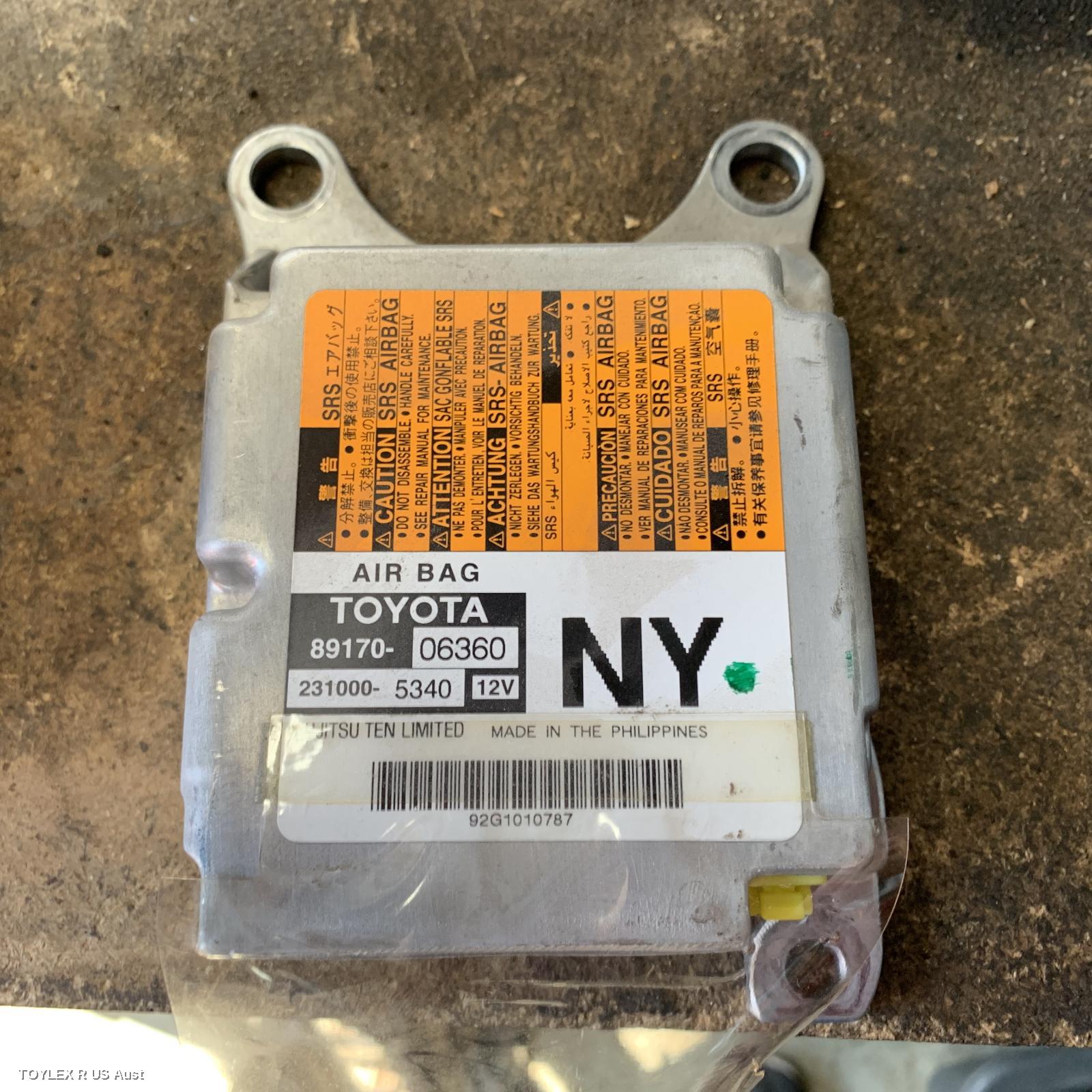 TOYOTA CAMRY 2010 Airbag Module/Sensor MODULE, HYBRID, AHV40