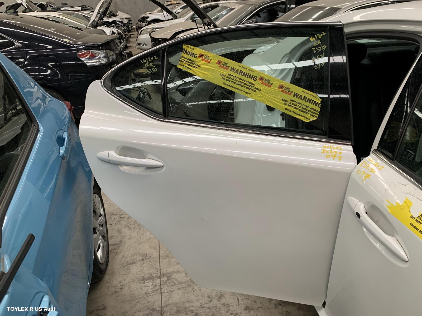 LEXUS IS250/IS250C 2010 Right Rear Door Sliding IS250/IS350/IS F, GSE20R/GSE21R/USE20R, SEDAN