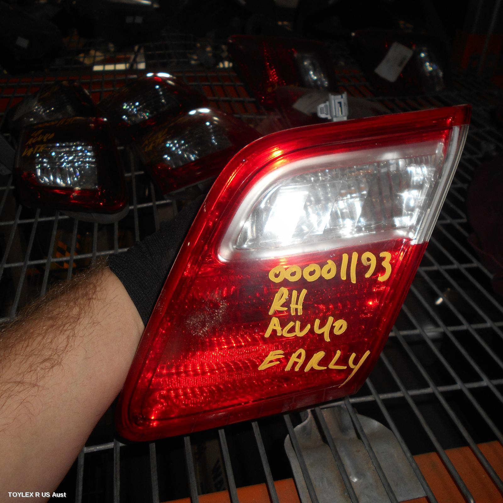 TOYOTA CAMRY 2008 Rear Garnish BOOTLID LAMP (RH SIDE), ACV40