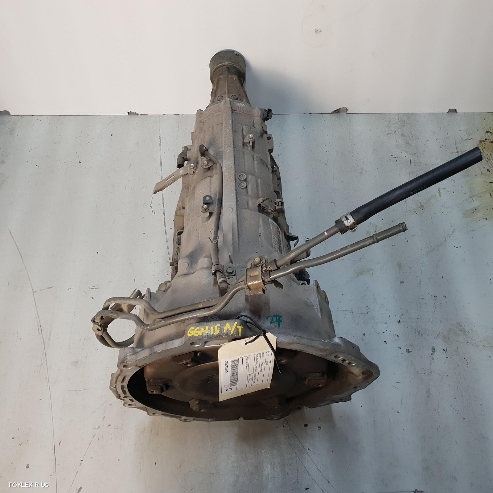 TOYOTA HILUX 2009 Trans/Gearbox AUTO, 2WD, PETROL, 4.0, 1GR-FE, 5 SPEED, A750E CODE