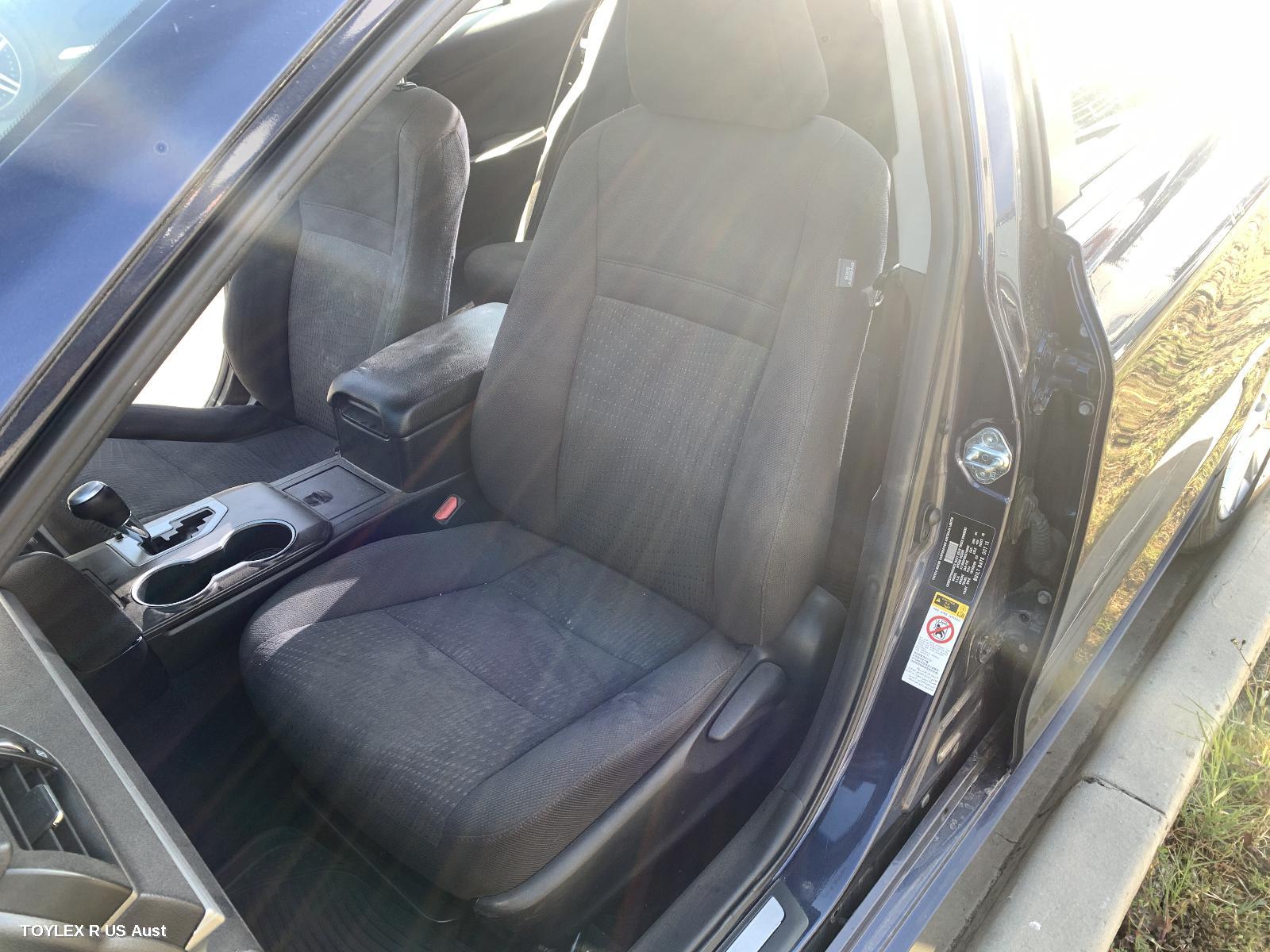 TOYOTA CAMRY 2015 Front Seat LH FRONT, ASV50, CLOTH, ATARA S