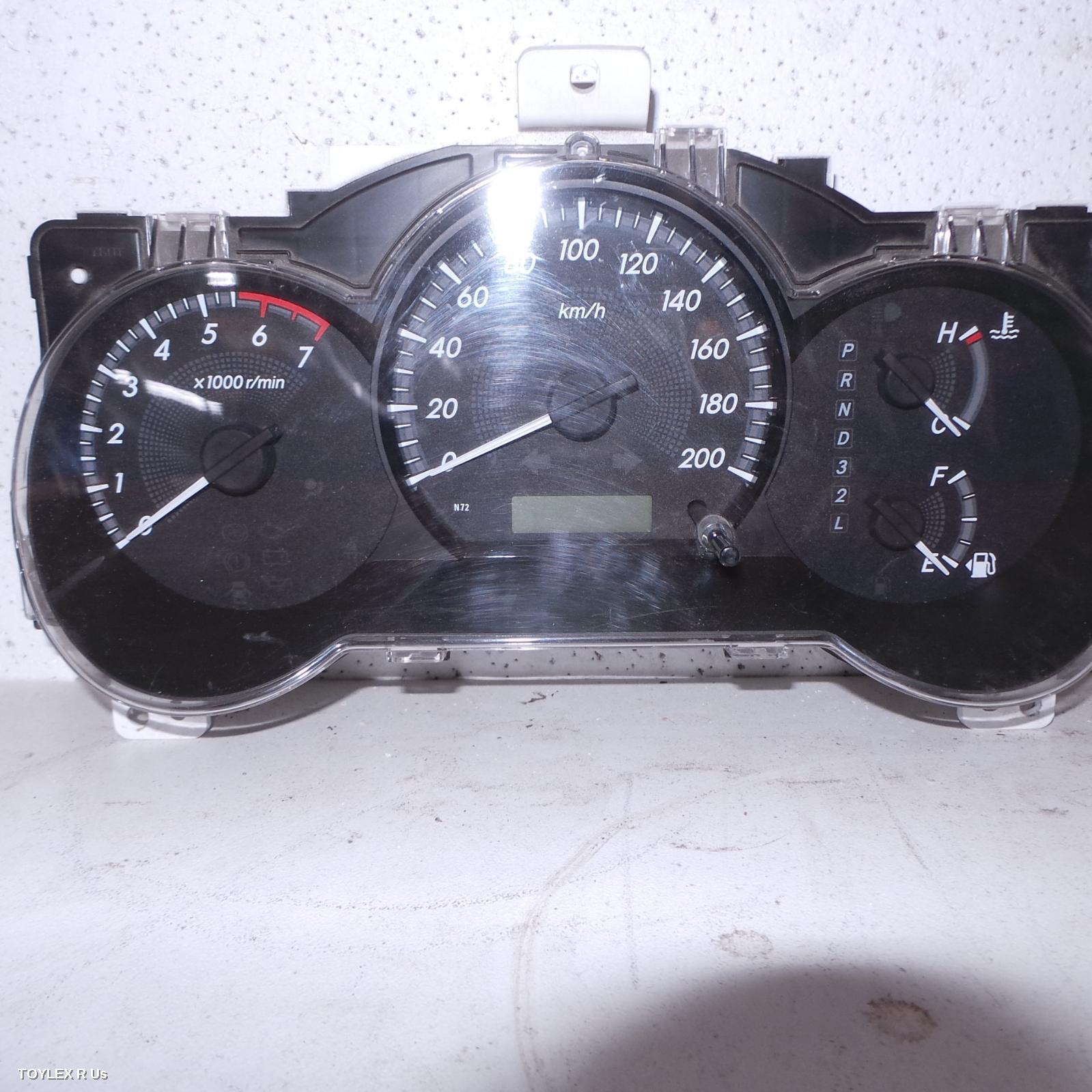 TOYOTA HILUX 2011 Instrument Cluster PETROL, 2.7, AUTO T/M, 2WD, WORKMATE