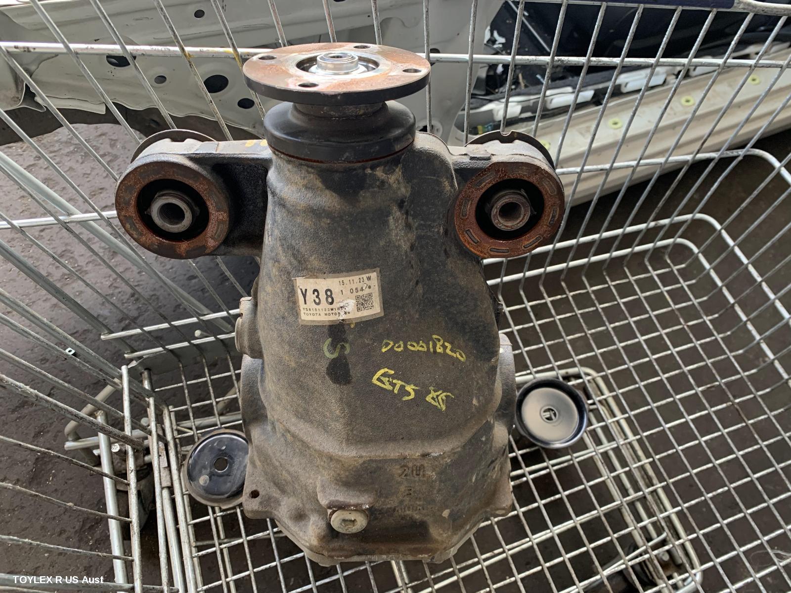 TOYOTA 86 2015 Differential Centre REAR, MANUAL T/M, ZN6, 4.1 RATIO, LSD