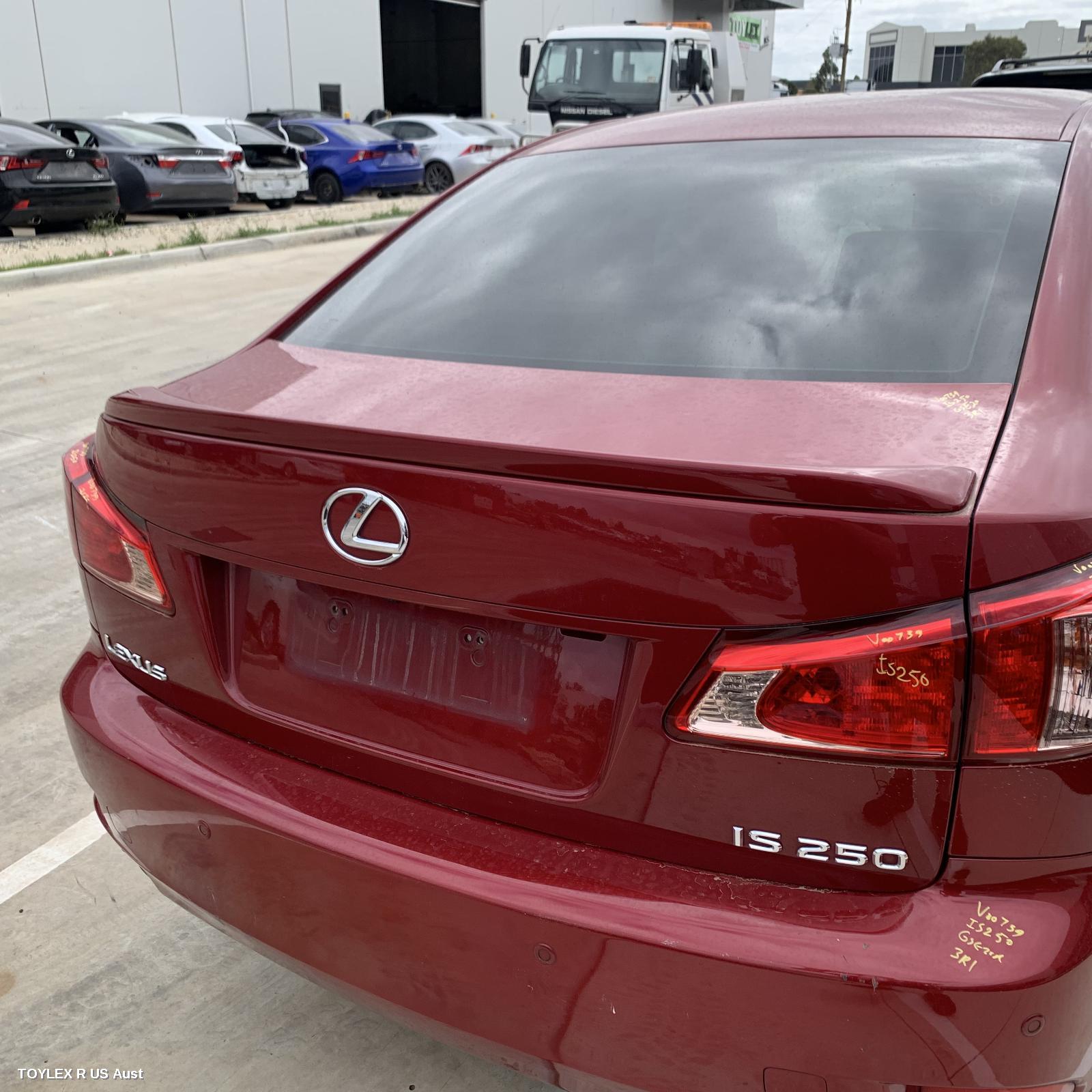 LEXUS IS250/IS250C 2012 Bootlid/Tailgate BOOTLID, IS250/IS350, GSE20R/GSE21R, SEDAN, SPOILERED, W/ REVERSE CAMERA TYPE